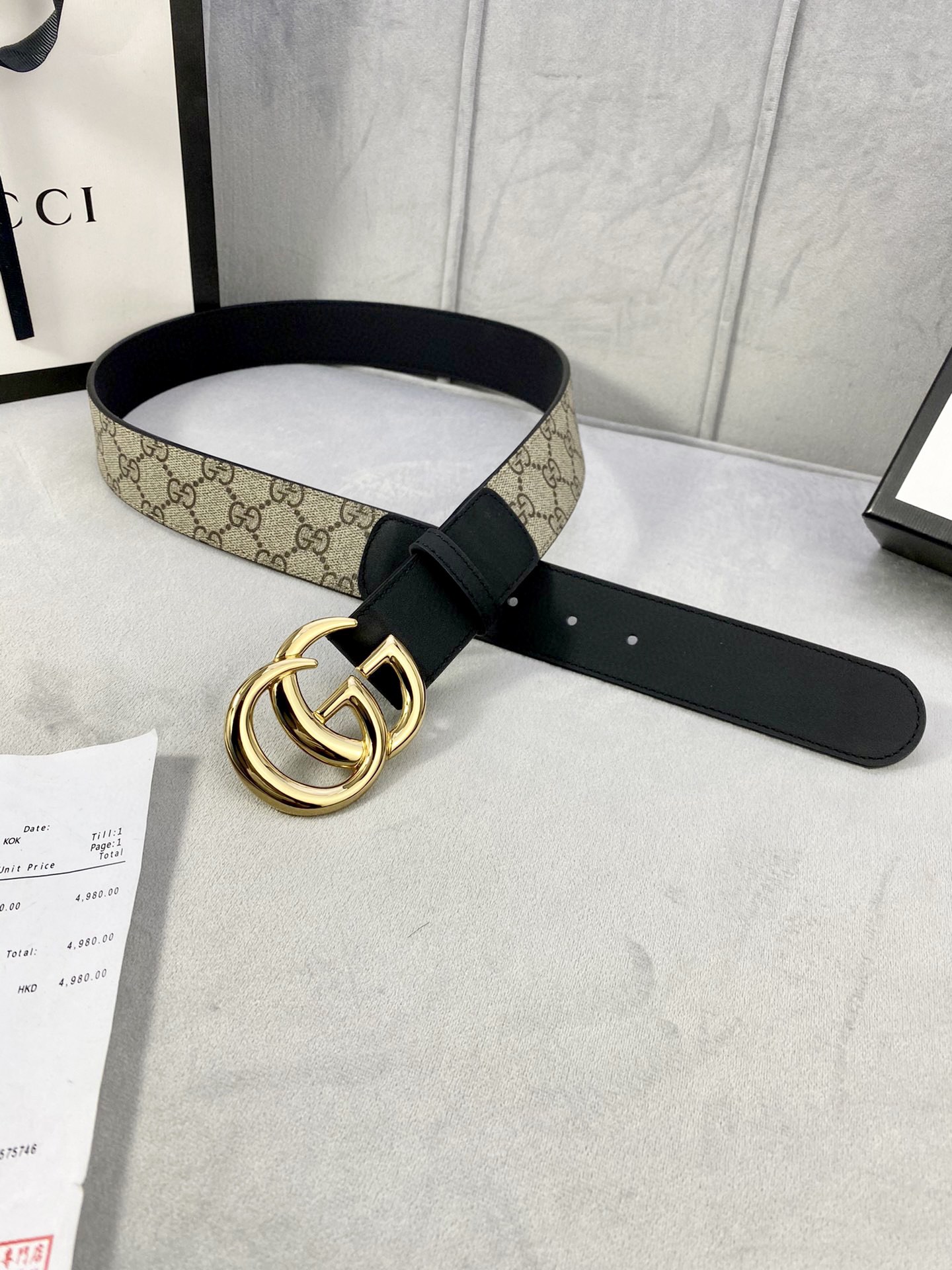 Gucci Basic Belt Black M