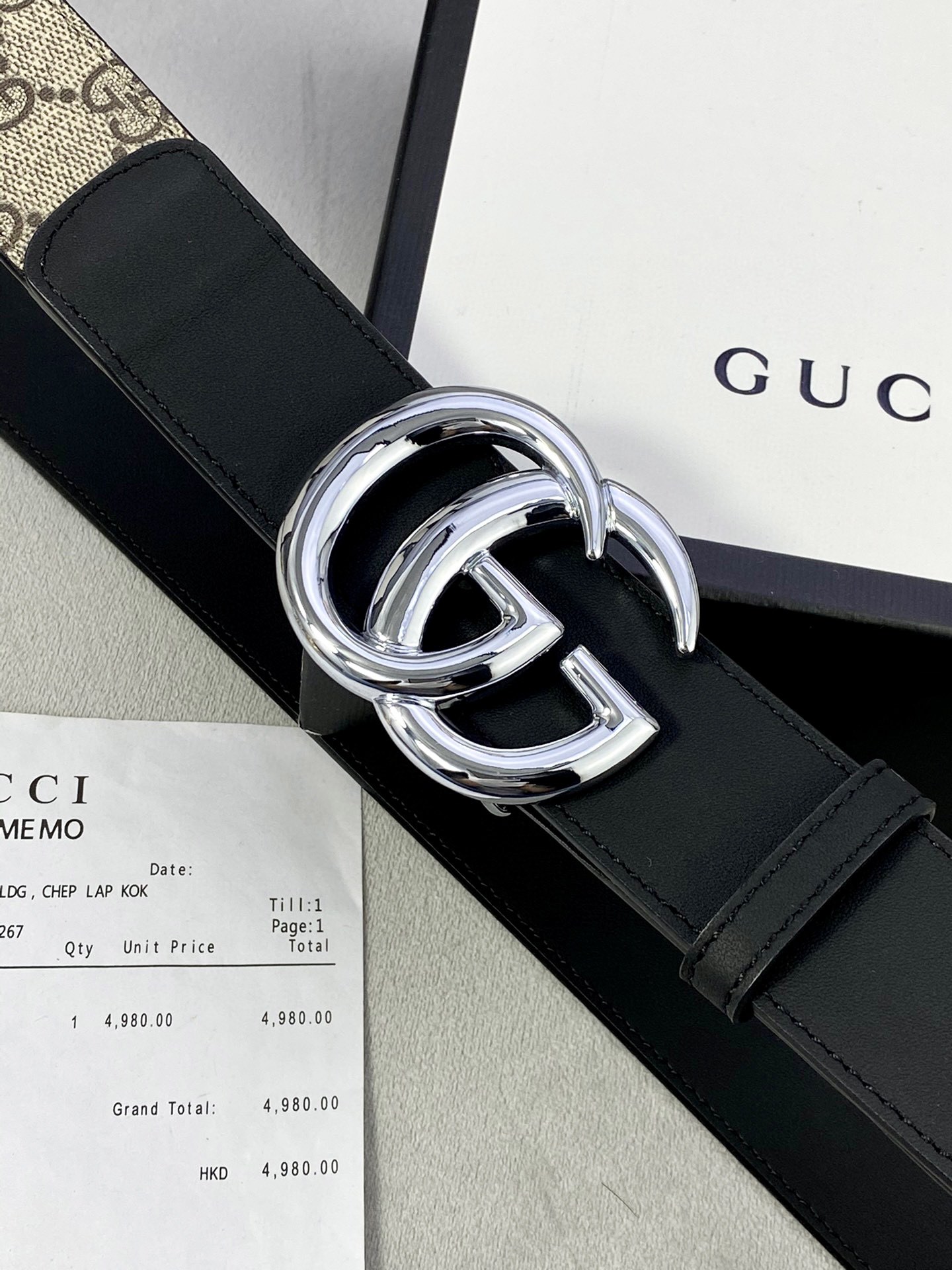 Gucci Basic Belt Black M