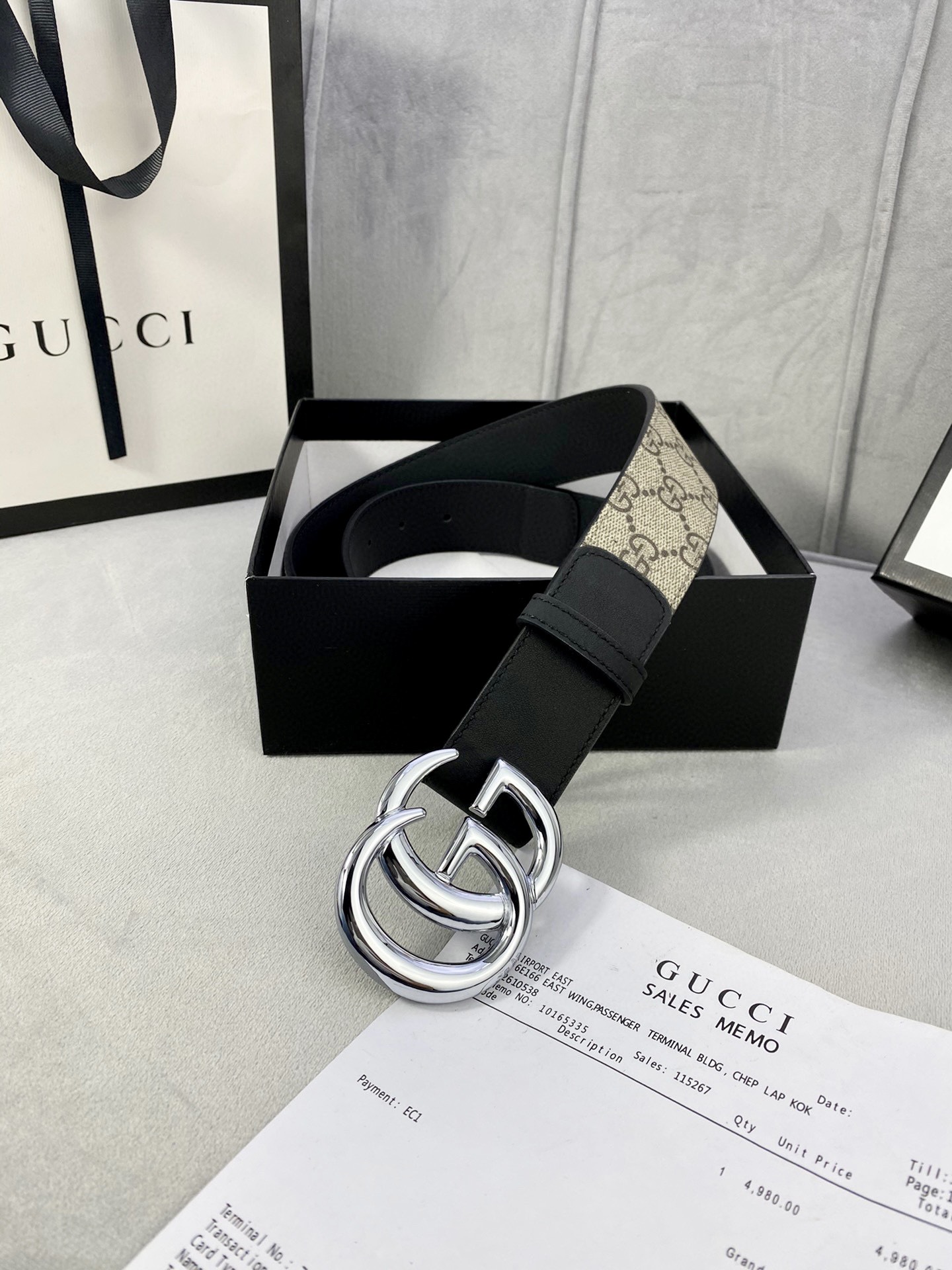 Gucci Basic Belt Black M
