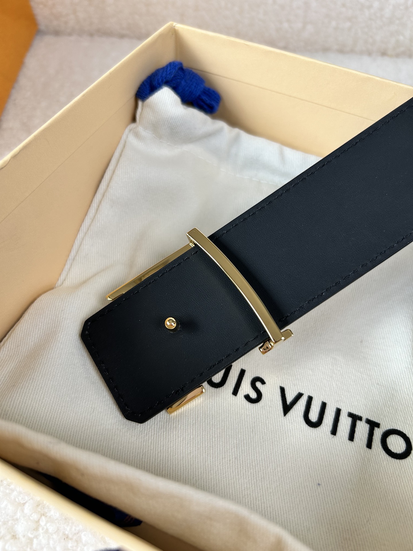 Louis Vuitton Basic Belt Cow Leather M-l