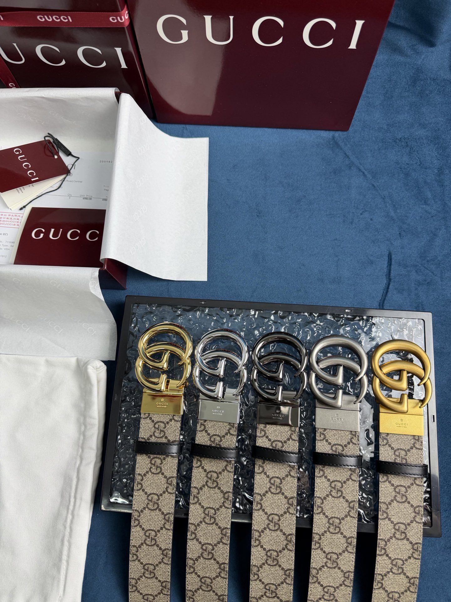 Gucci Basic Belt Gold