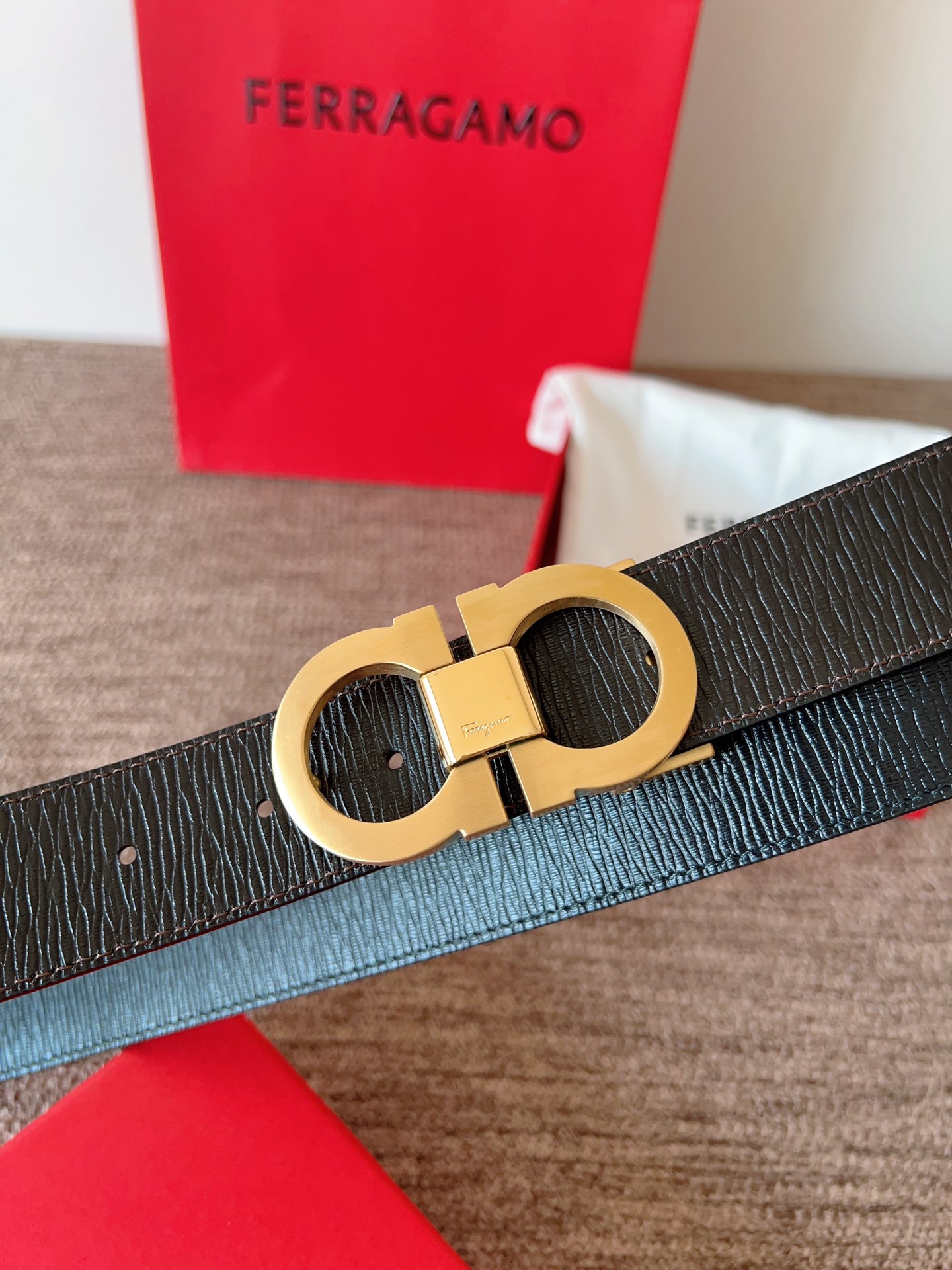 Salvatore Ferragamo Leather Belt