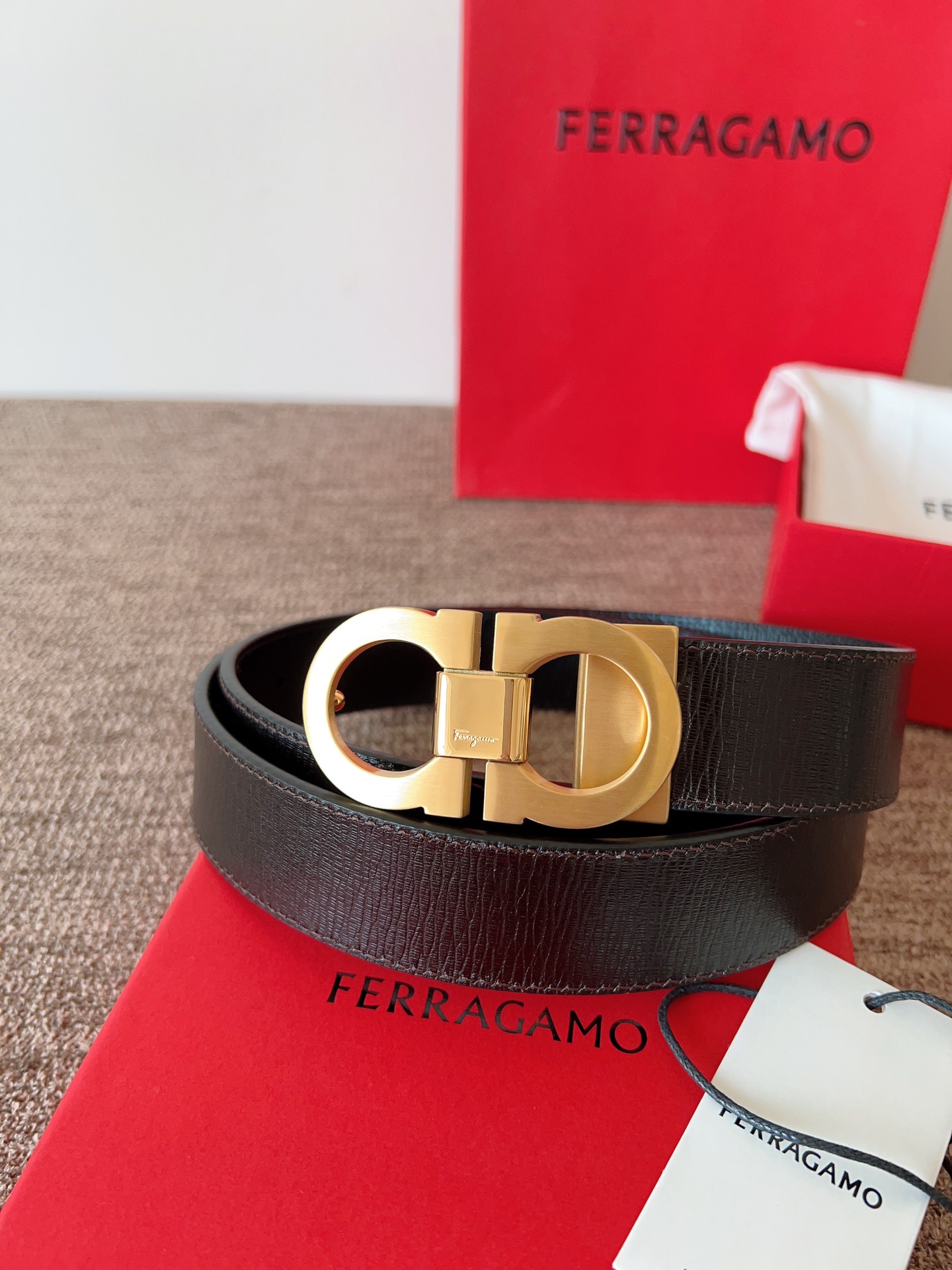 Salvatore Ferragamo Leather Belt