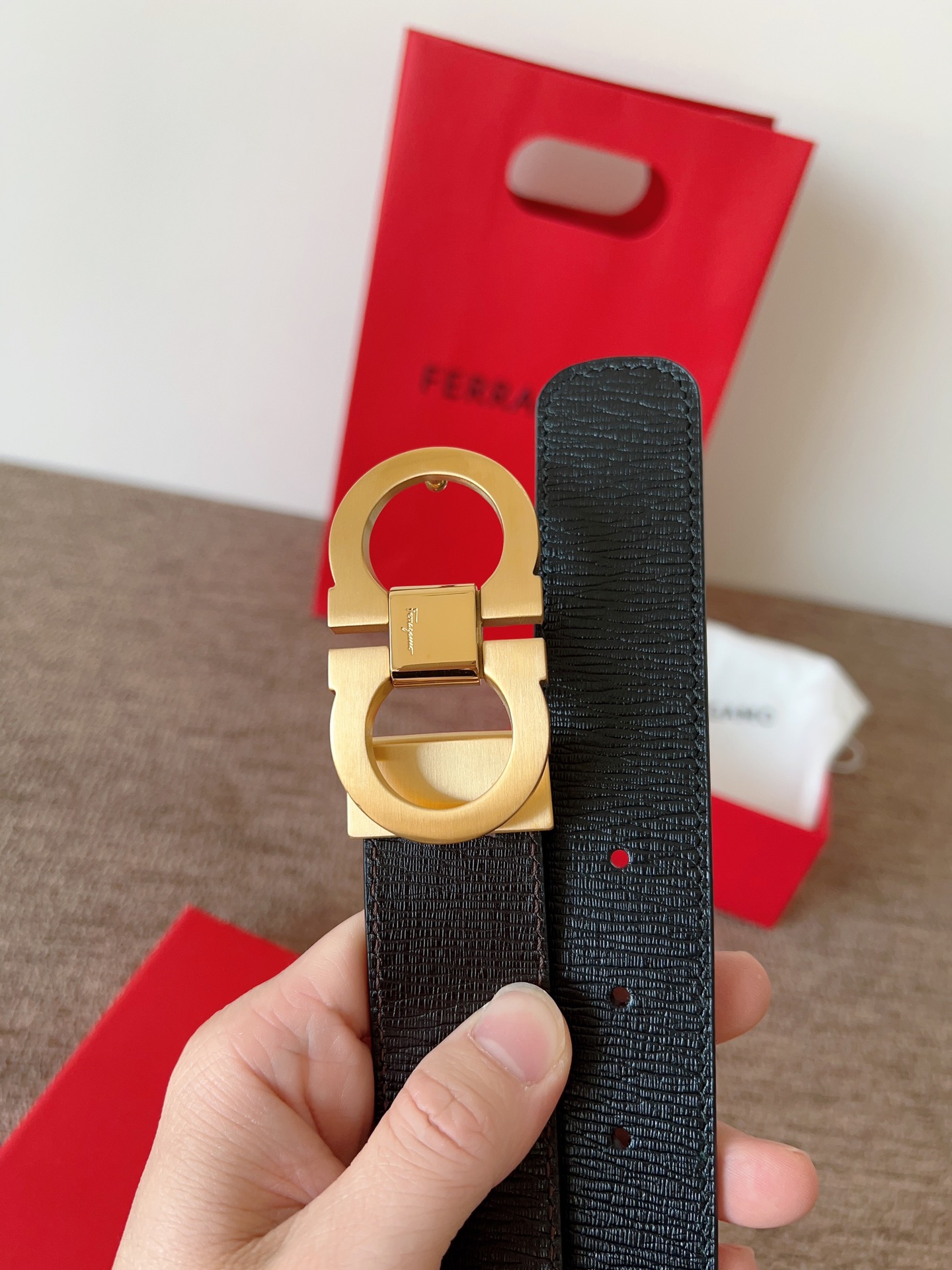 Salvatore Ferragamo Leather Belt