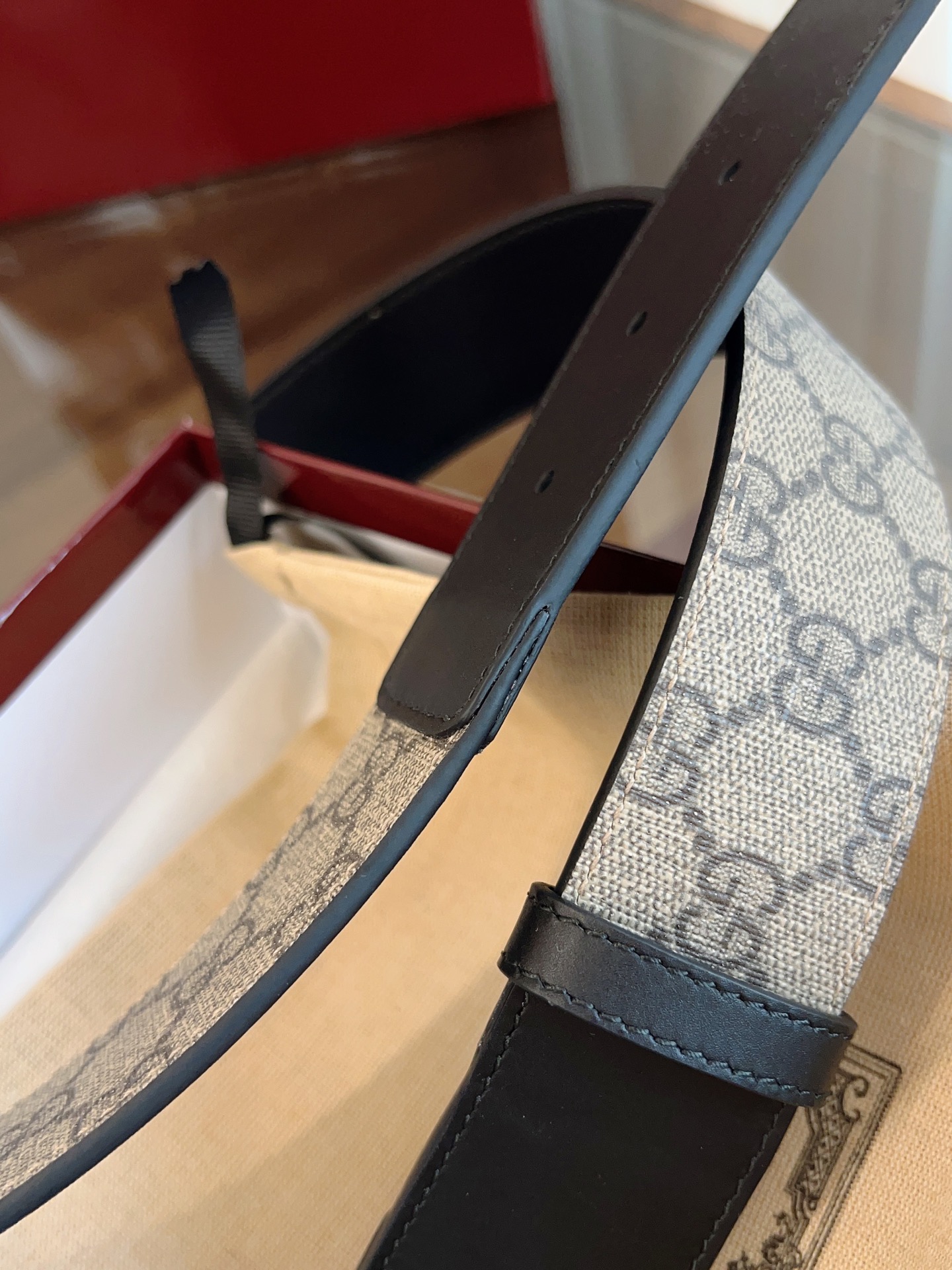 Gucci Basic Belt Cow Leather M-l