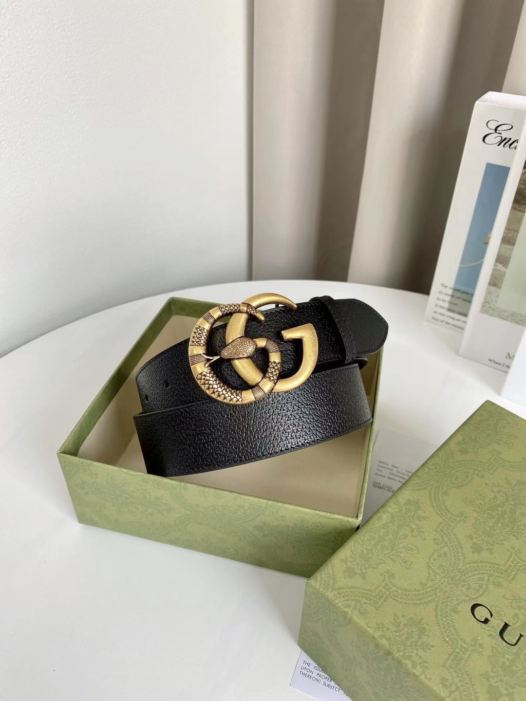 Gucci Basic Belt Cow Leather 13514-m