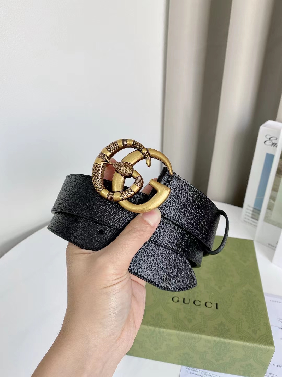 Gucci Basic Belt Cow Leather 13514-m