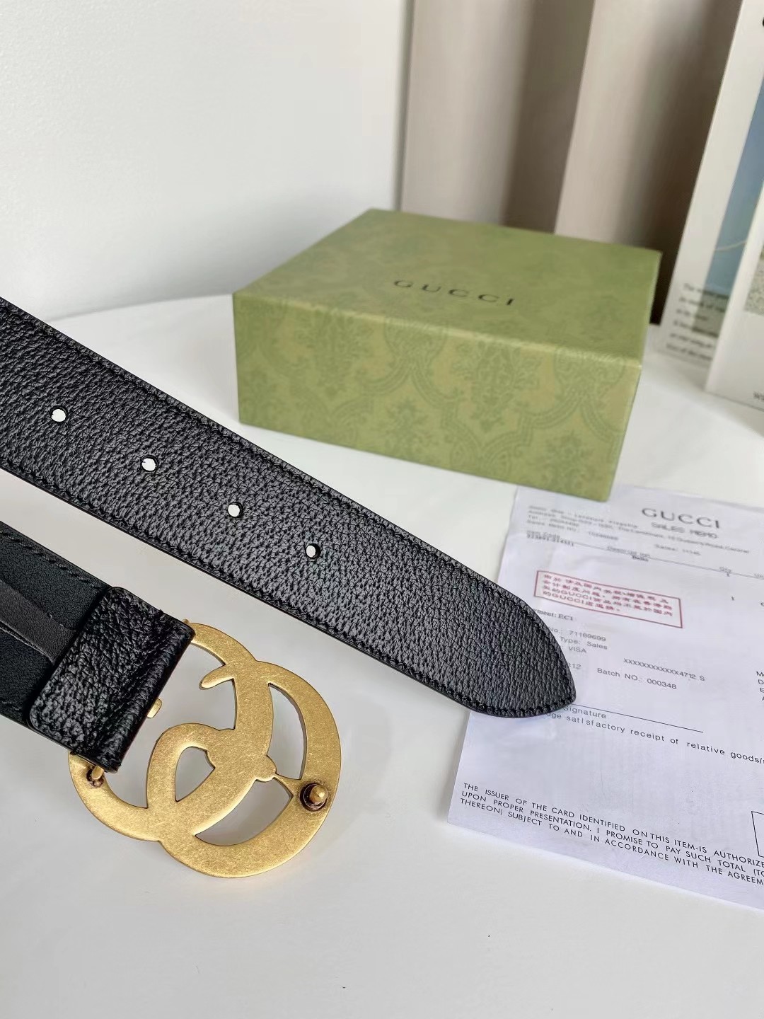 Gucci Basic Belt Cow Leather 13514-m