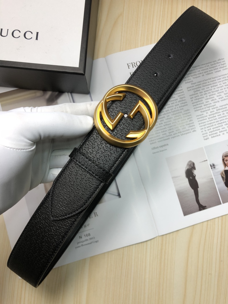 Gucci Leather Belt Top Grain Leather