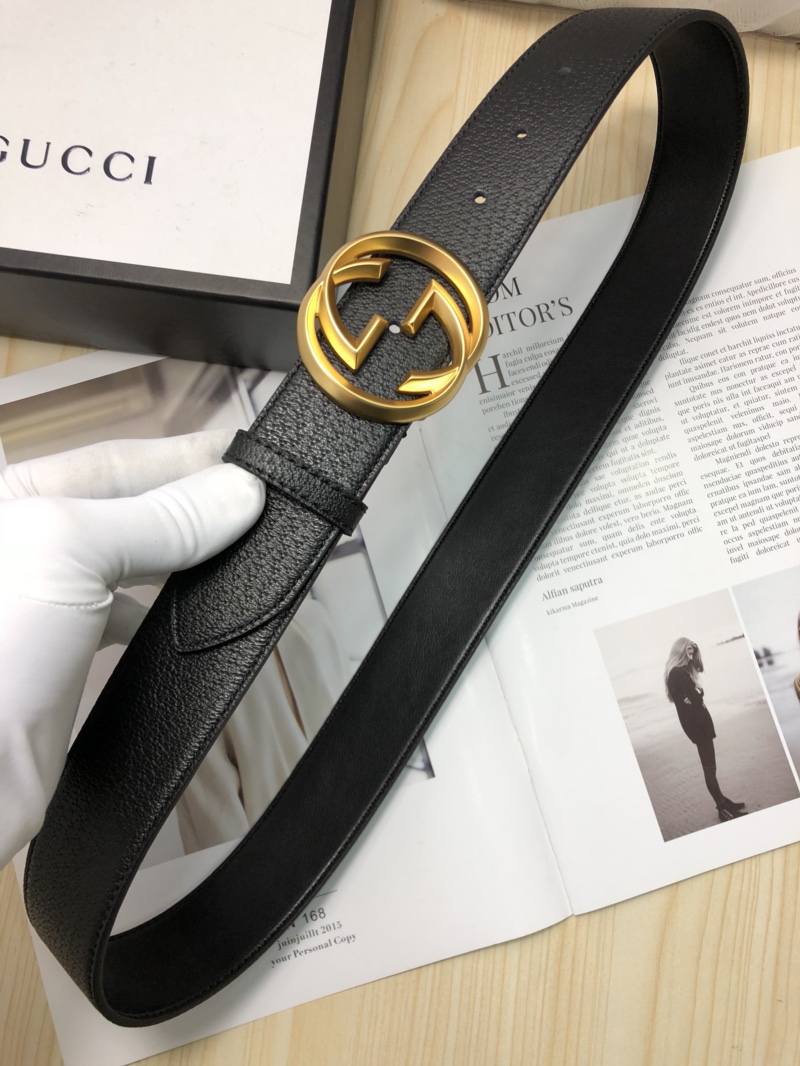 Gucci Leather Belt Top Grain Leather