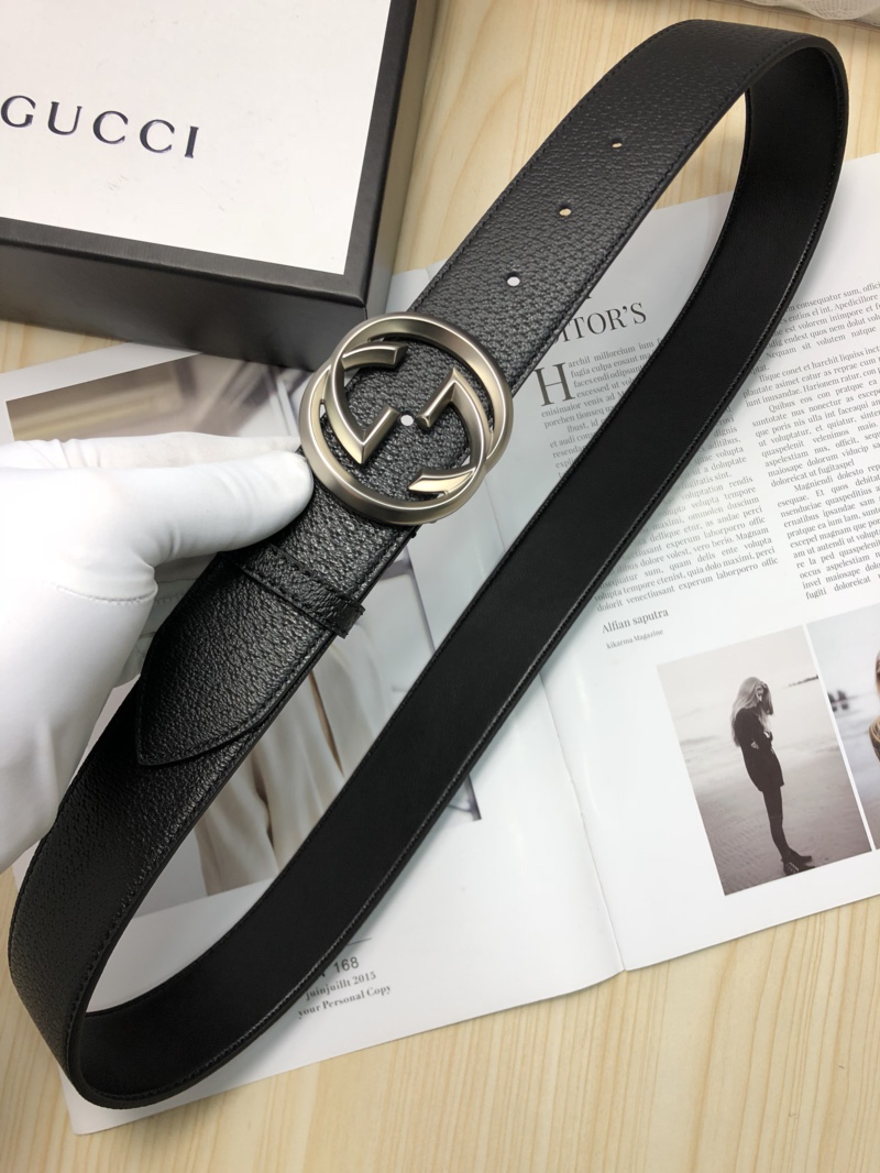 Gucci Leather Belt Top Grain Leather