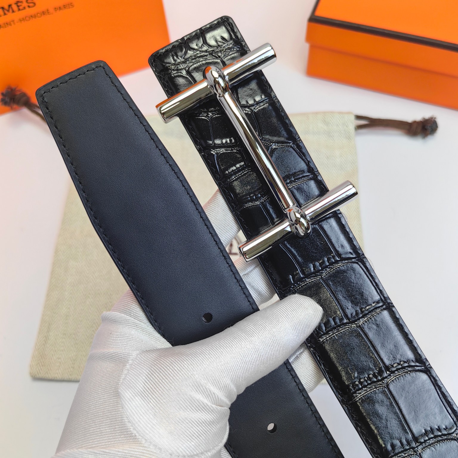 Hermès Basic Belt Top Grain Leather