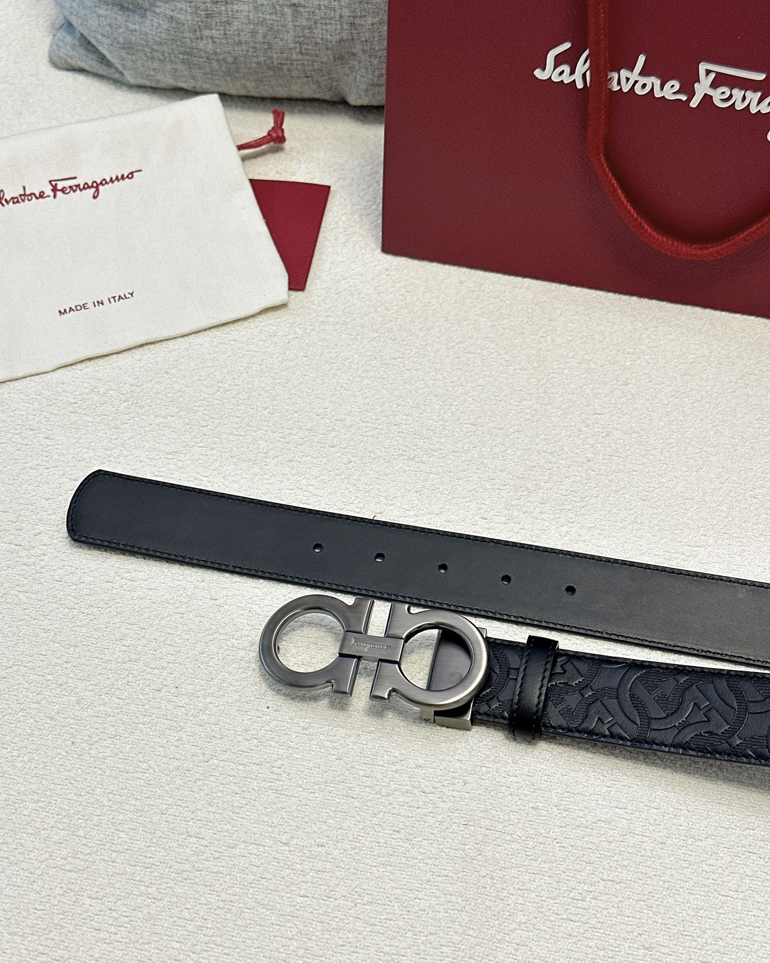 Salvatore Ferragamo Male Basic Belt Cow Leather M