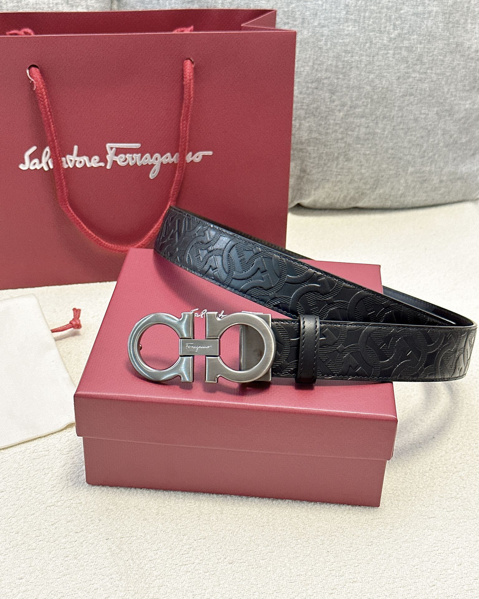 Salvatore Ferragamo Male Basic Belt Cow Leather M