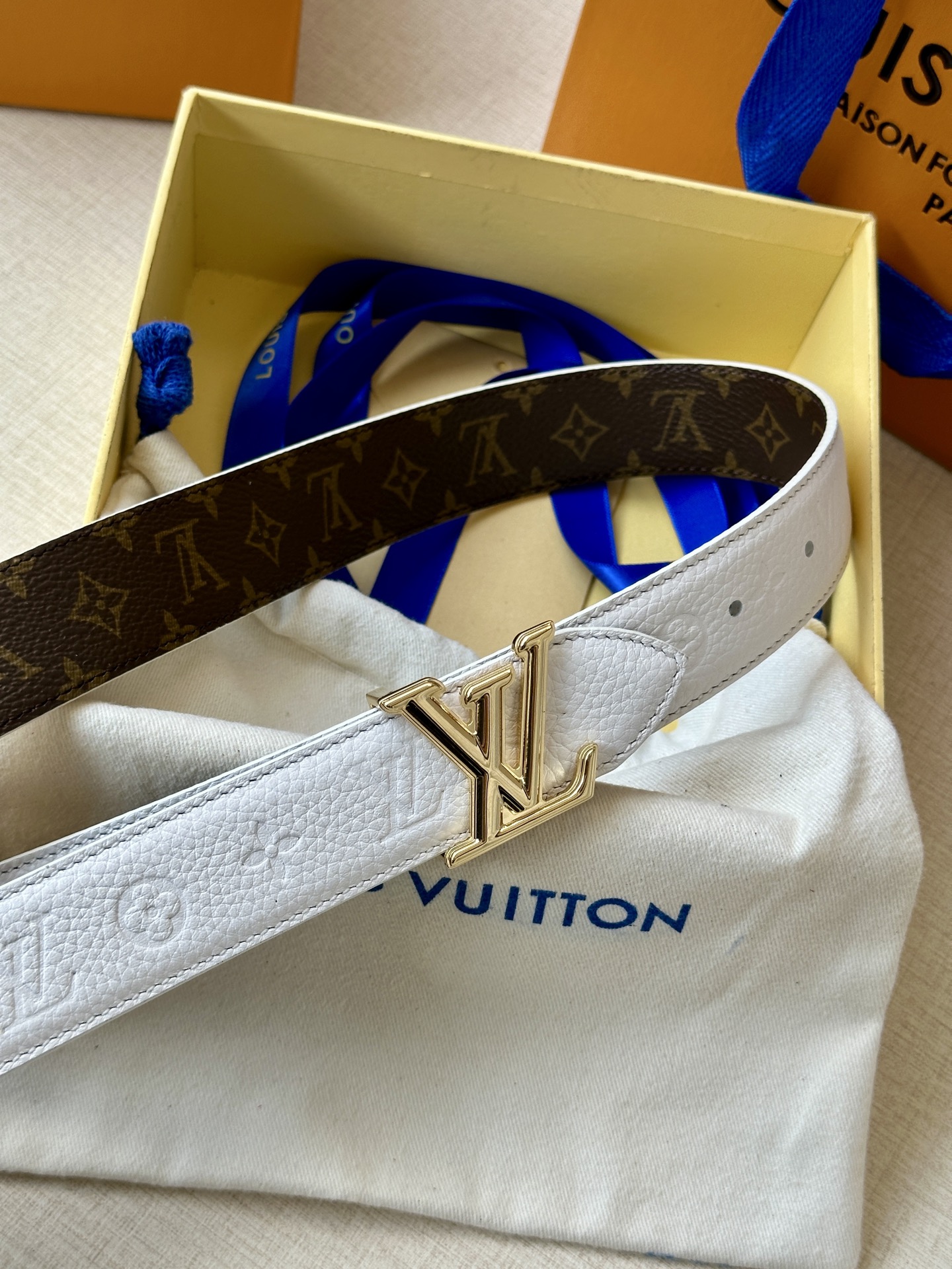 Louis Vuitton Basic Belt Canvas M-l