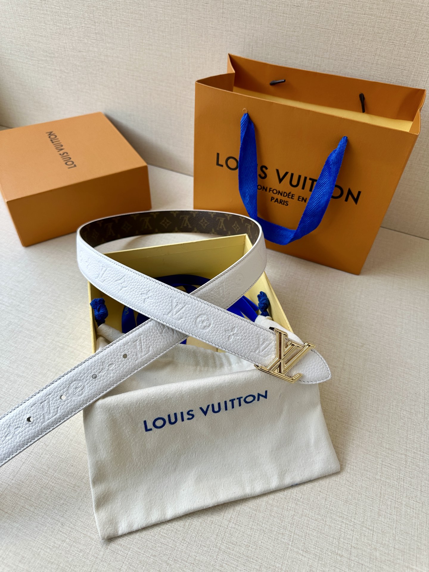 Louis Vuitton Basic Belt Canvas M-l