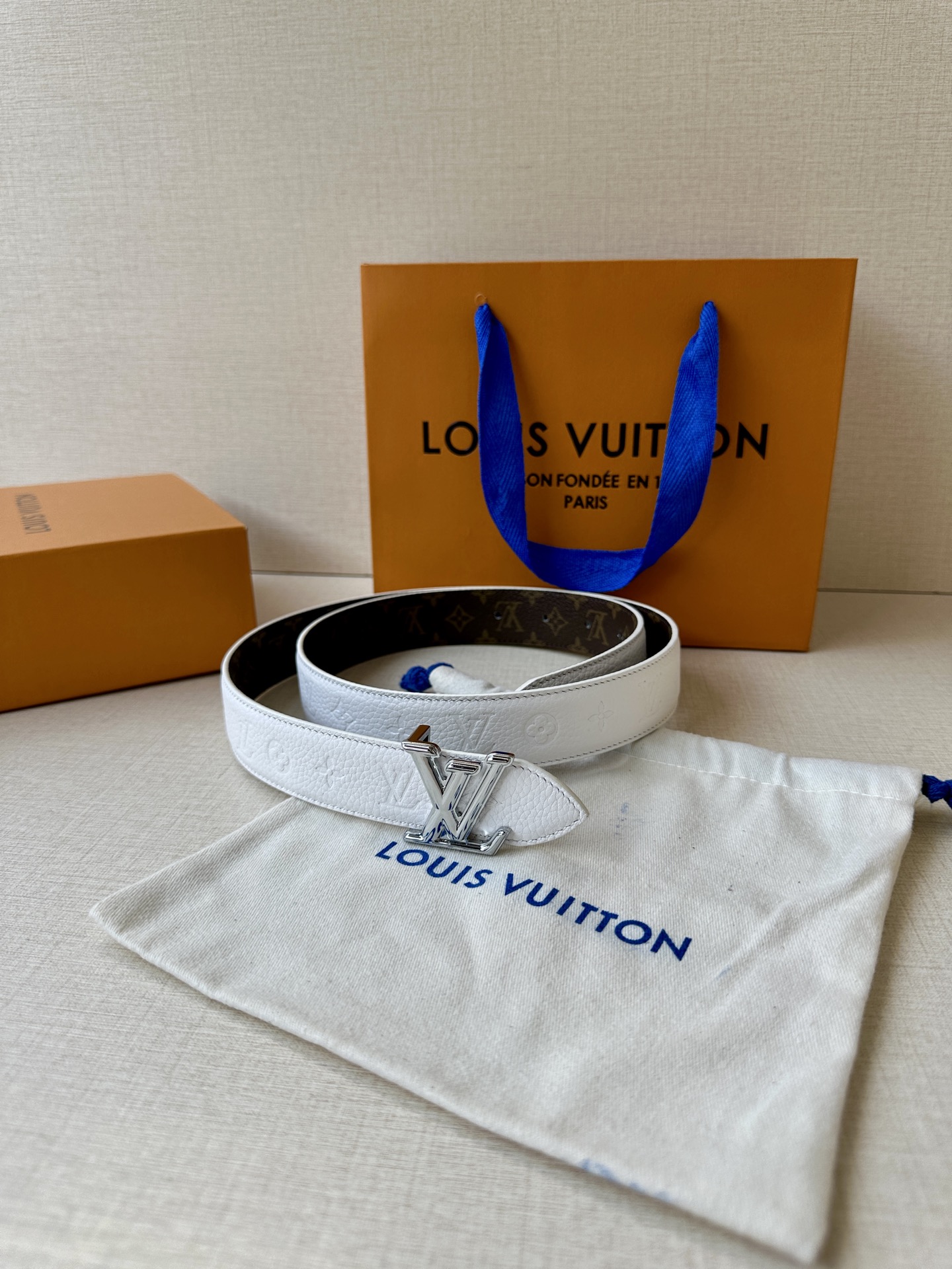 Louis Vuitton Basic Belt Canvas M-l