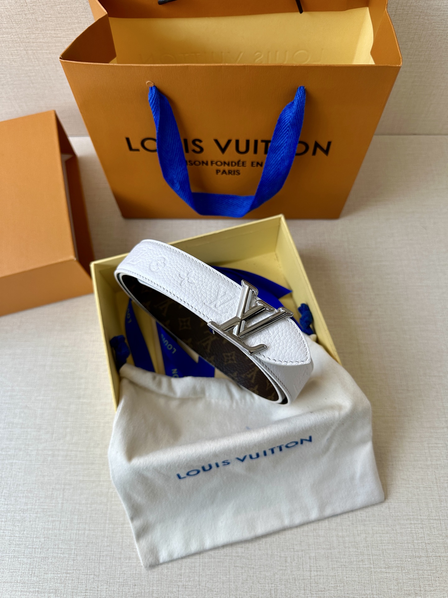 Louis Vuitton Basic Belt Canvas M-l