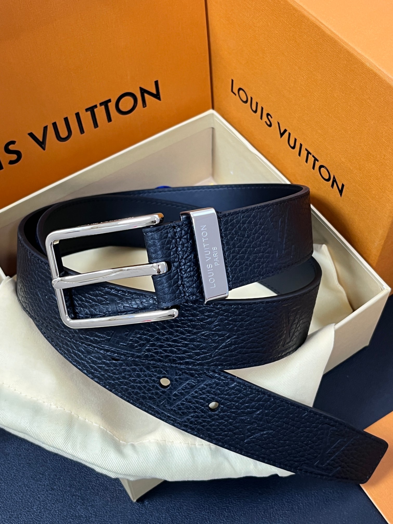 Basic Belt Cow Leather Silver