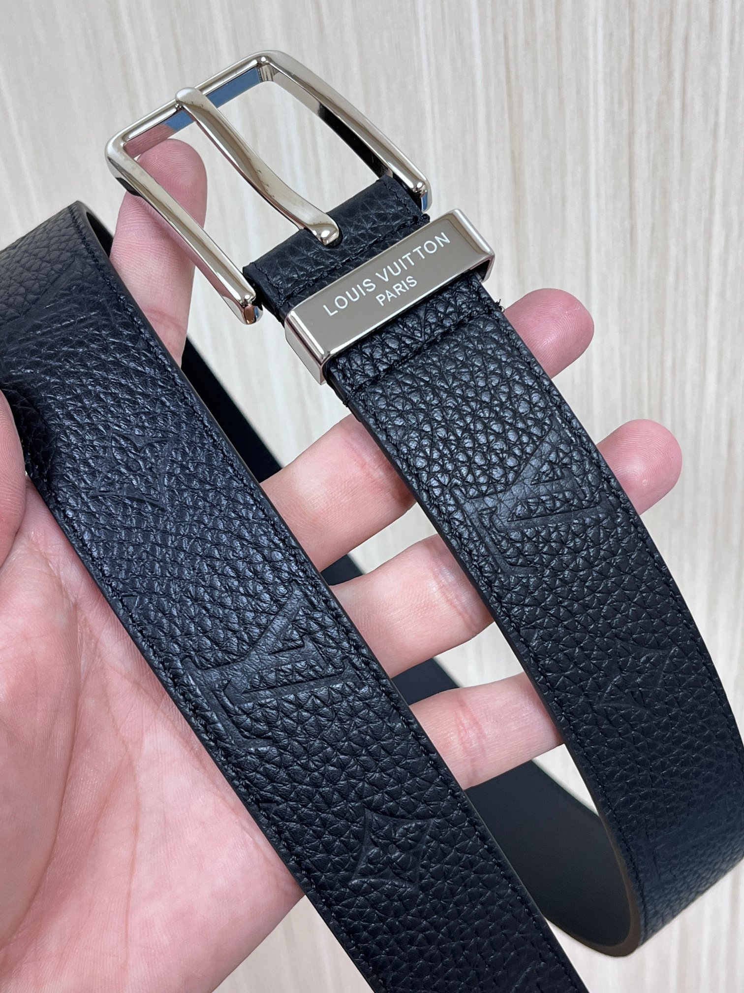 Basic Belt Cow Leather Silver