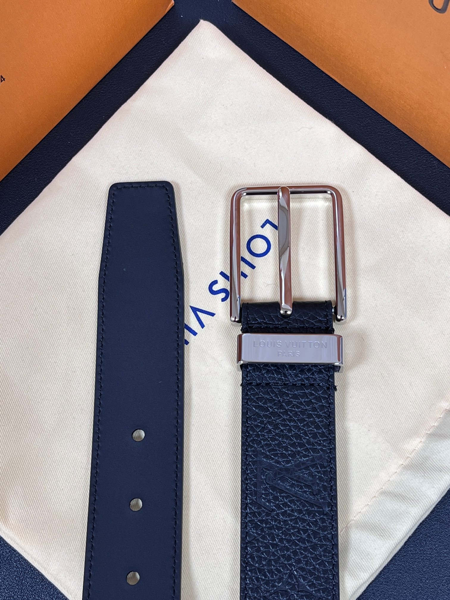 Basic Belt Cow Leather Silver