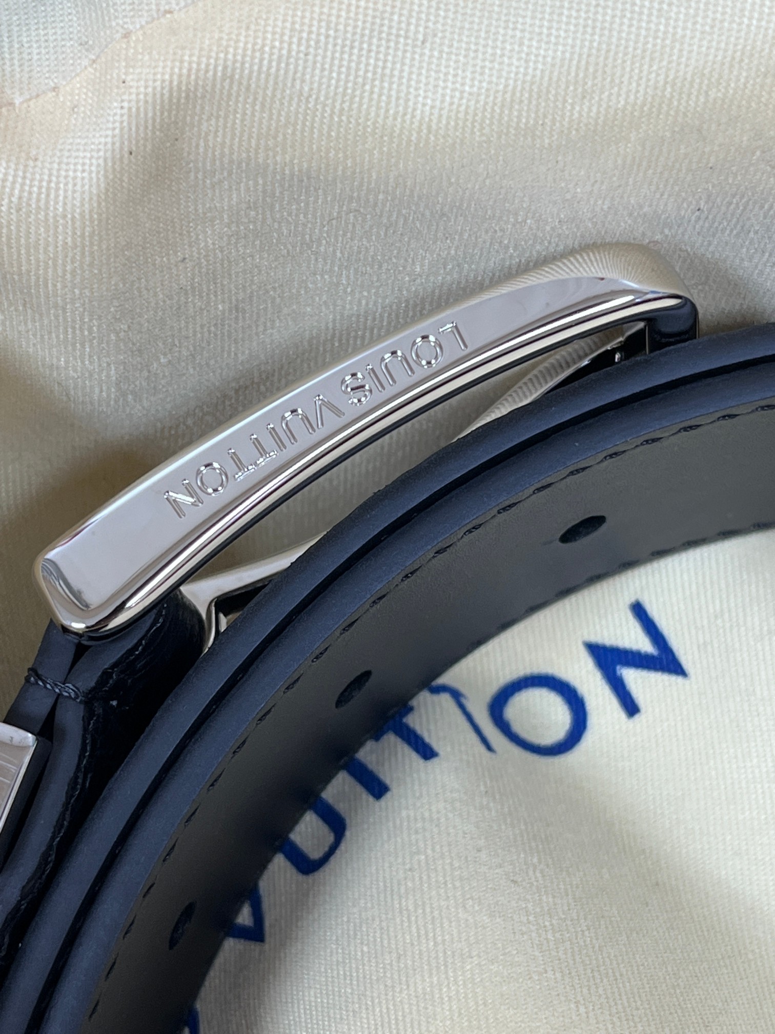 Basic Belt Cow Leather Silver