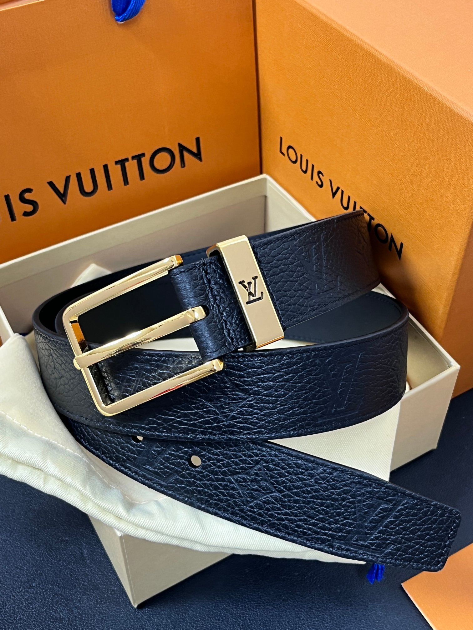 Basic Belt Cow Leather Gold