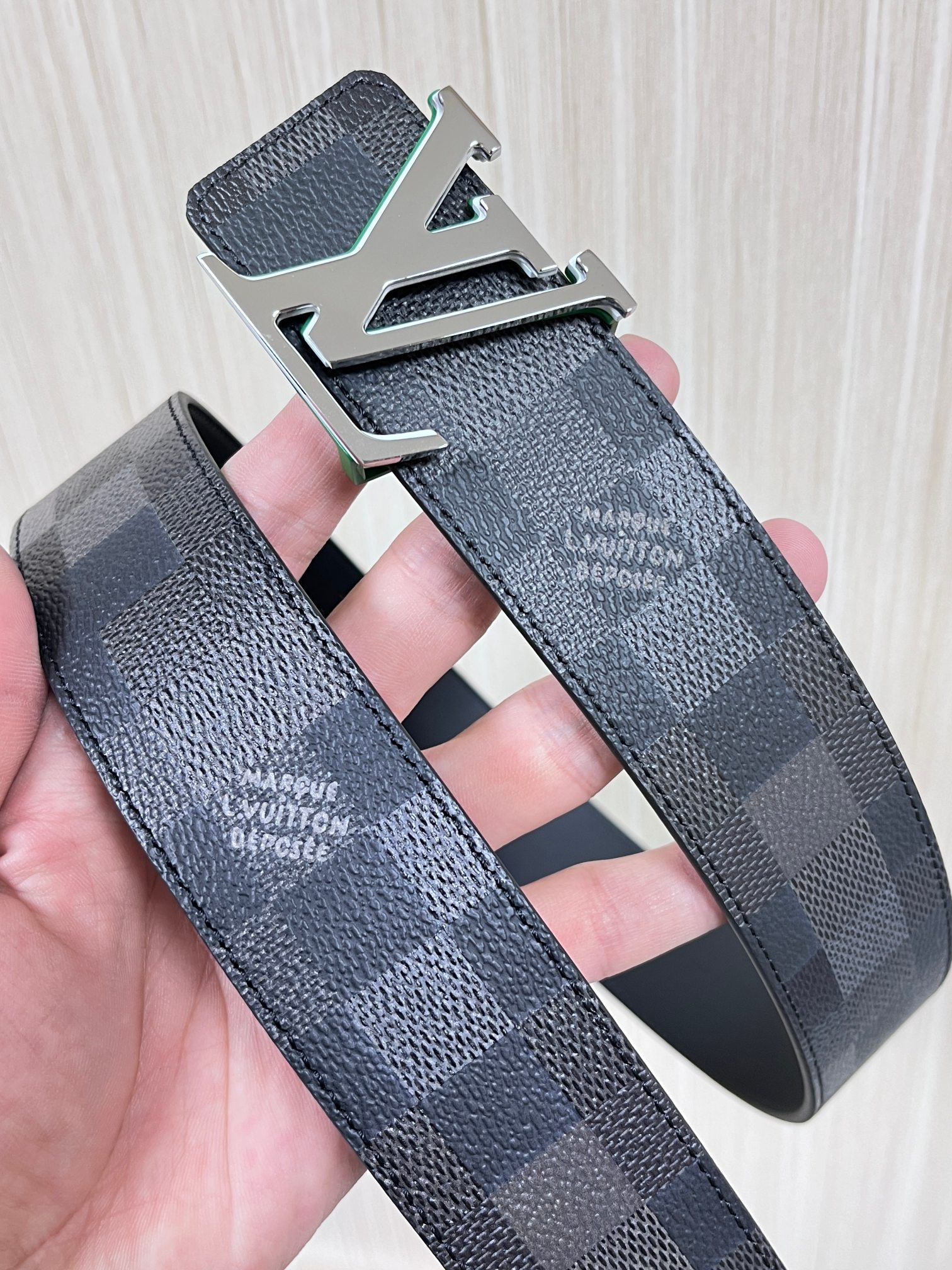 Louis Vuitton Basic Belt Cow Leather M-l