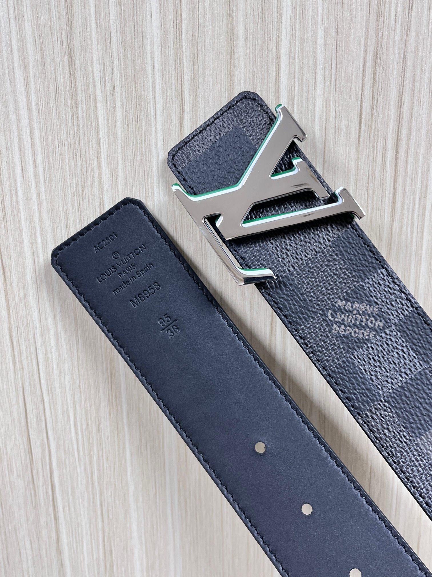 Louis Vuitton Basic Belt Cow Leather M-l