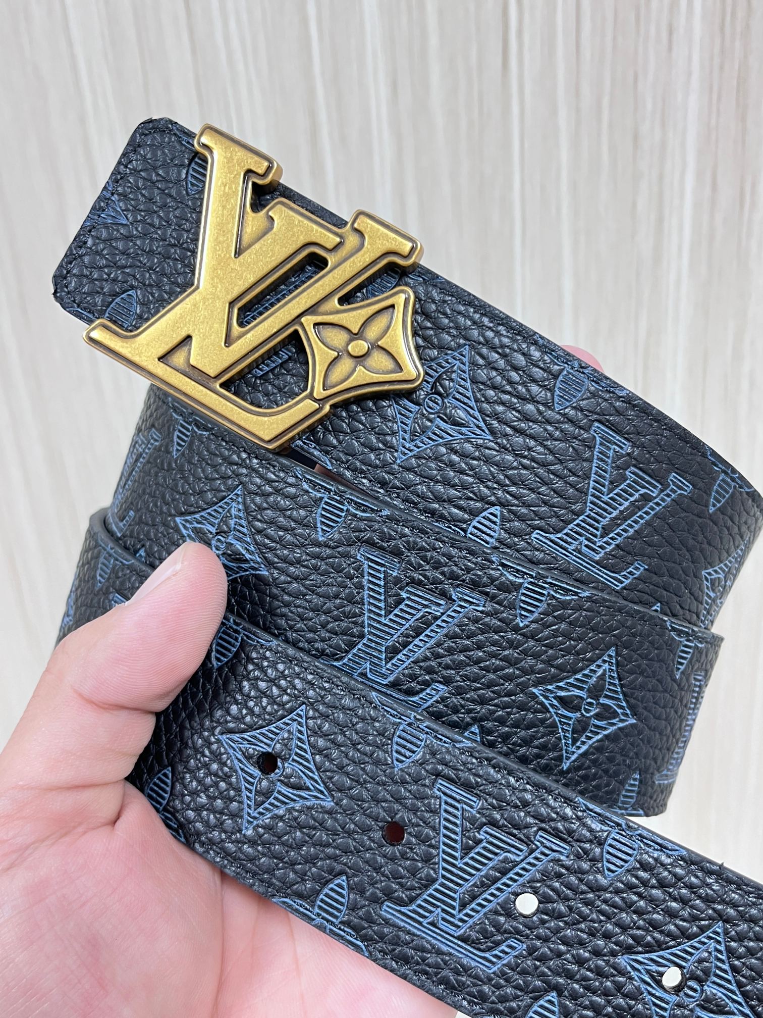 Louis Vuitton Basic Belt Cow Leather M-l