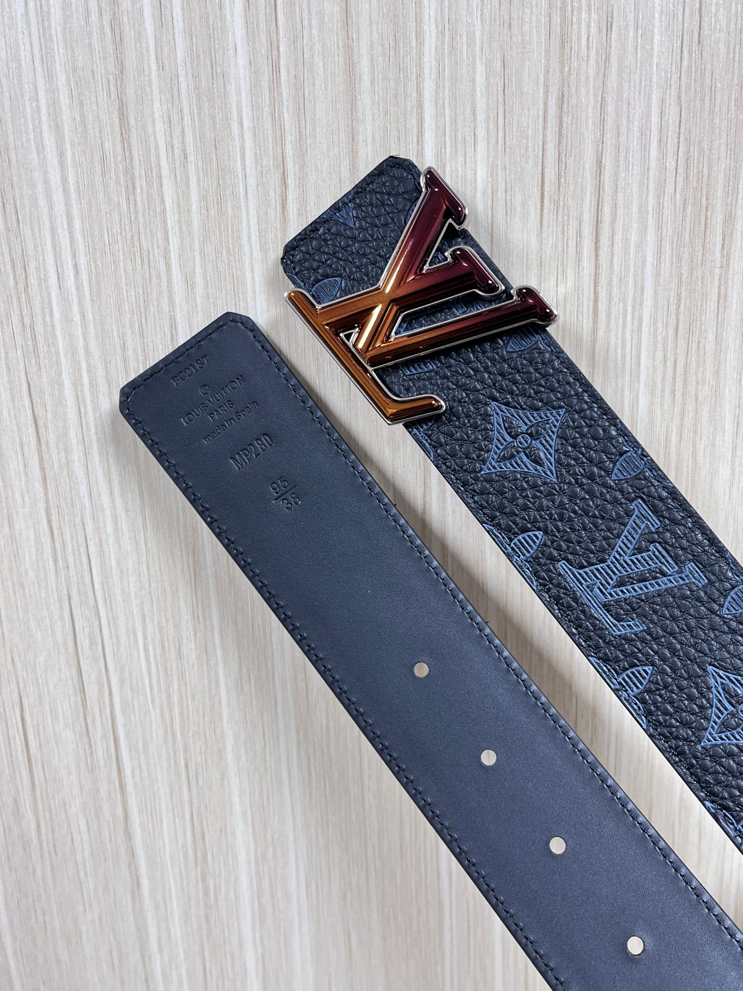 Louis Vuitton Basic Belt Cow Leather M-l