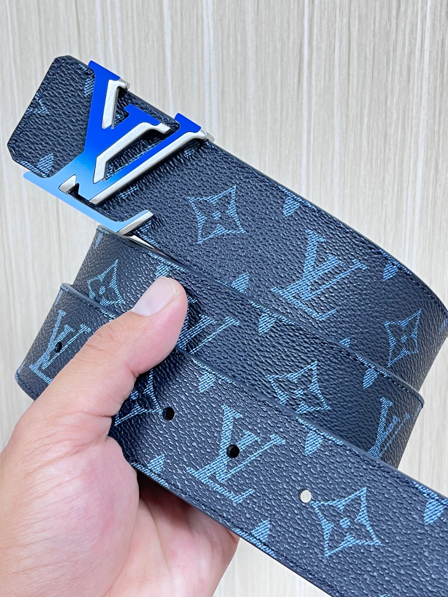 Basic Belt Cow Leather Blue