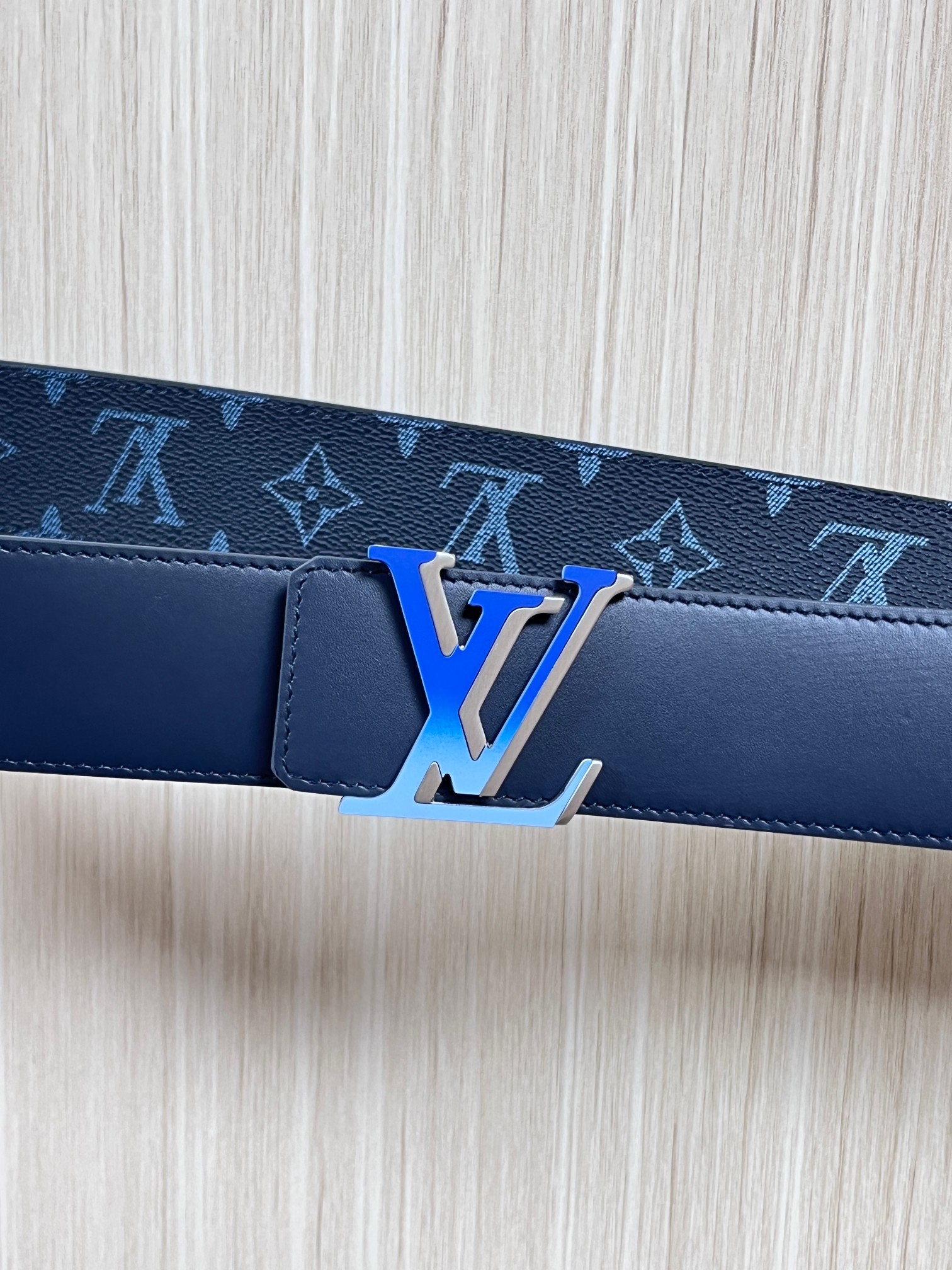 Basic Belt Cow Leather Blue