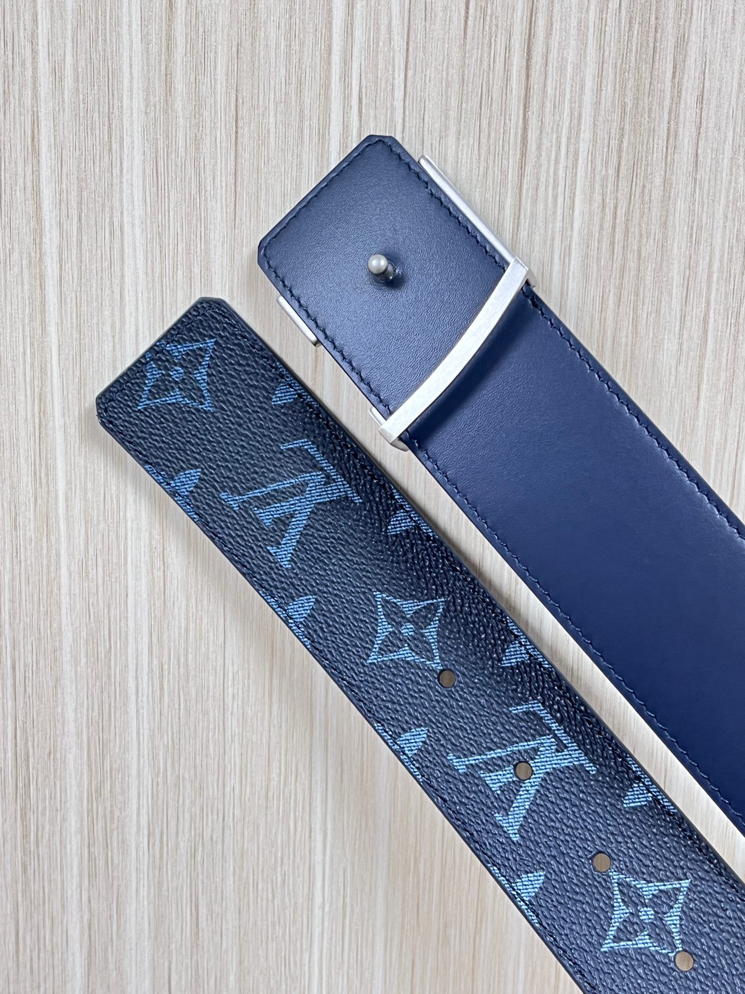 Basic Belt Cow Leather Blue
