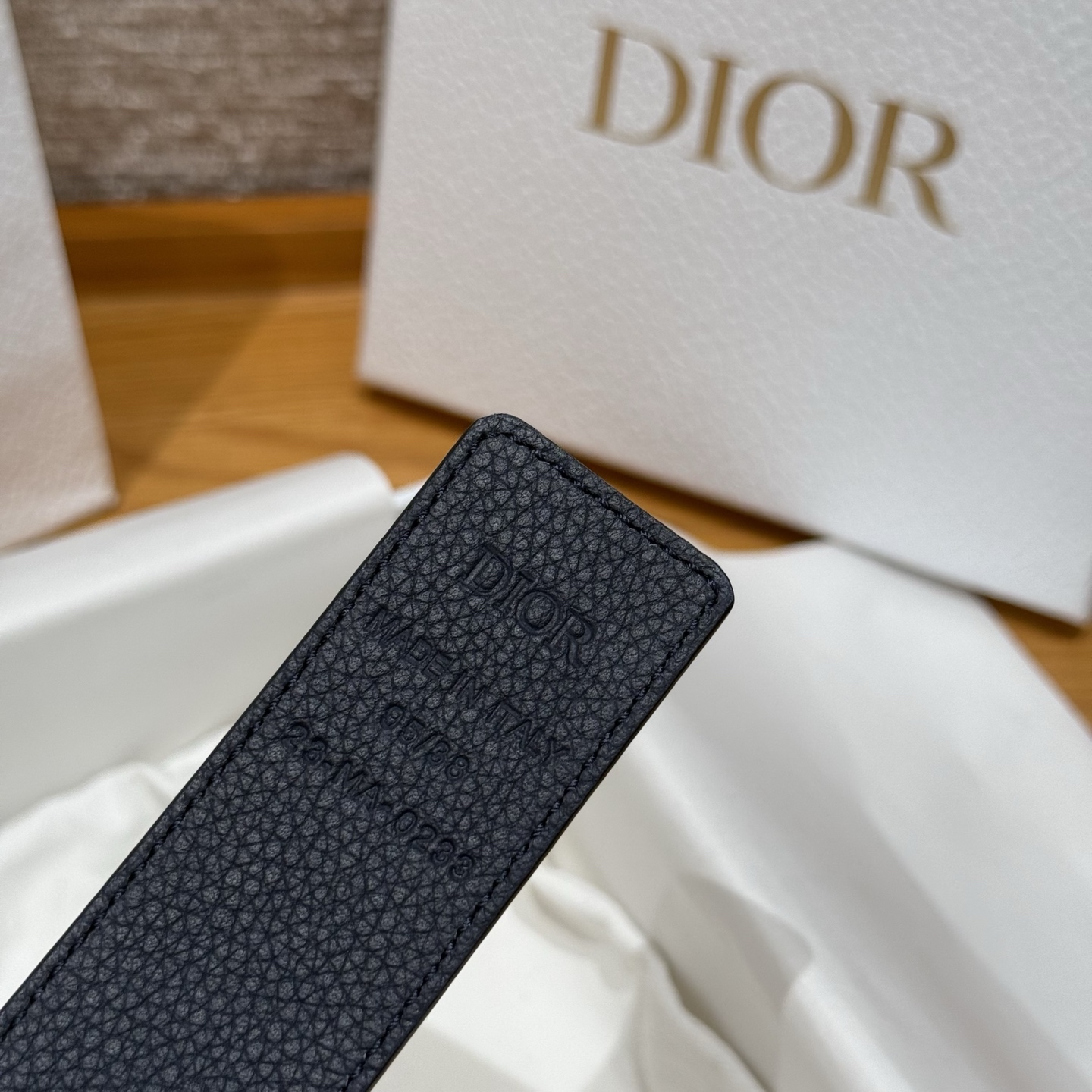 Dior Basic Belt Cow Leather Black M