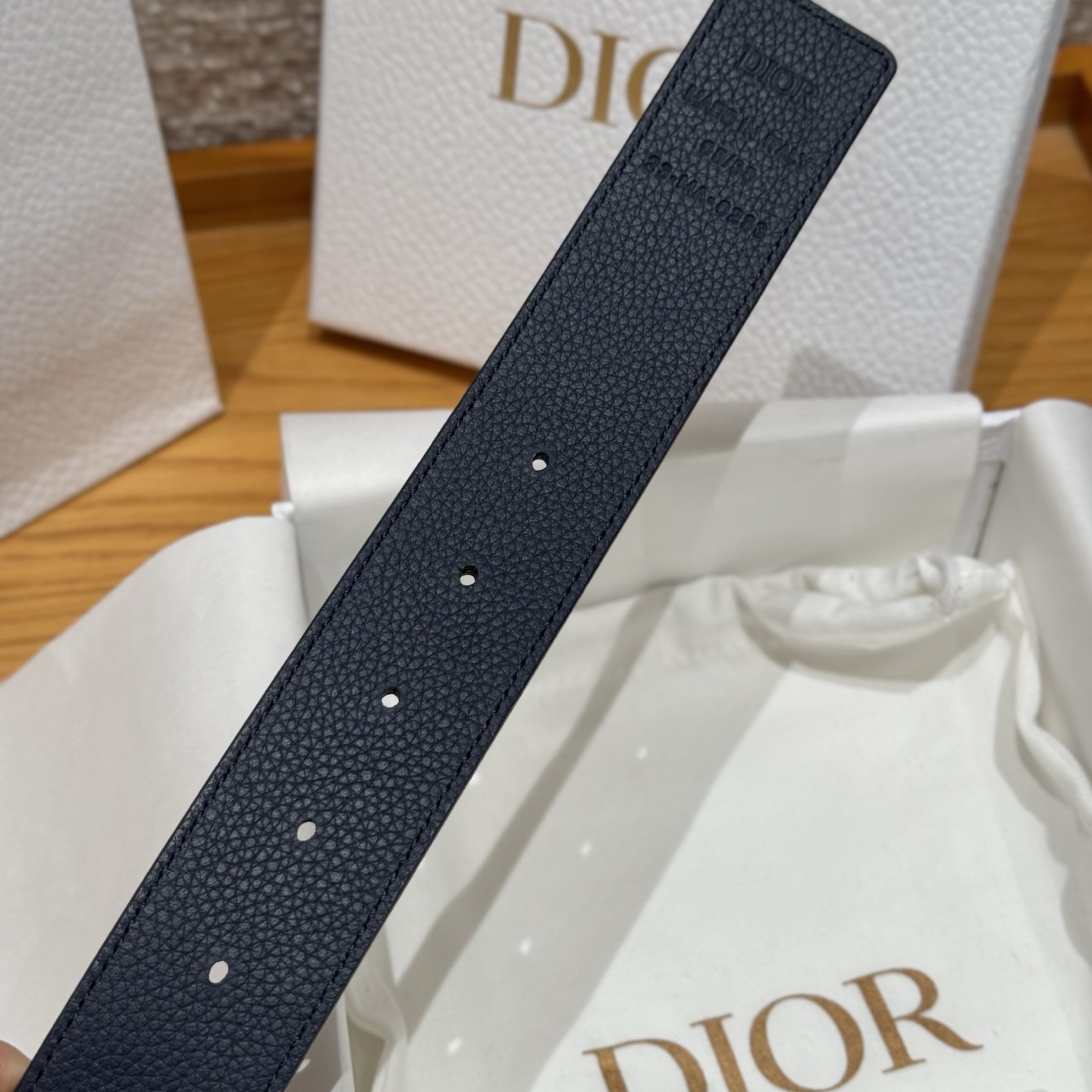 Dior Basic Belt Cow Leather Black M
