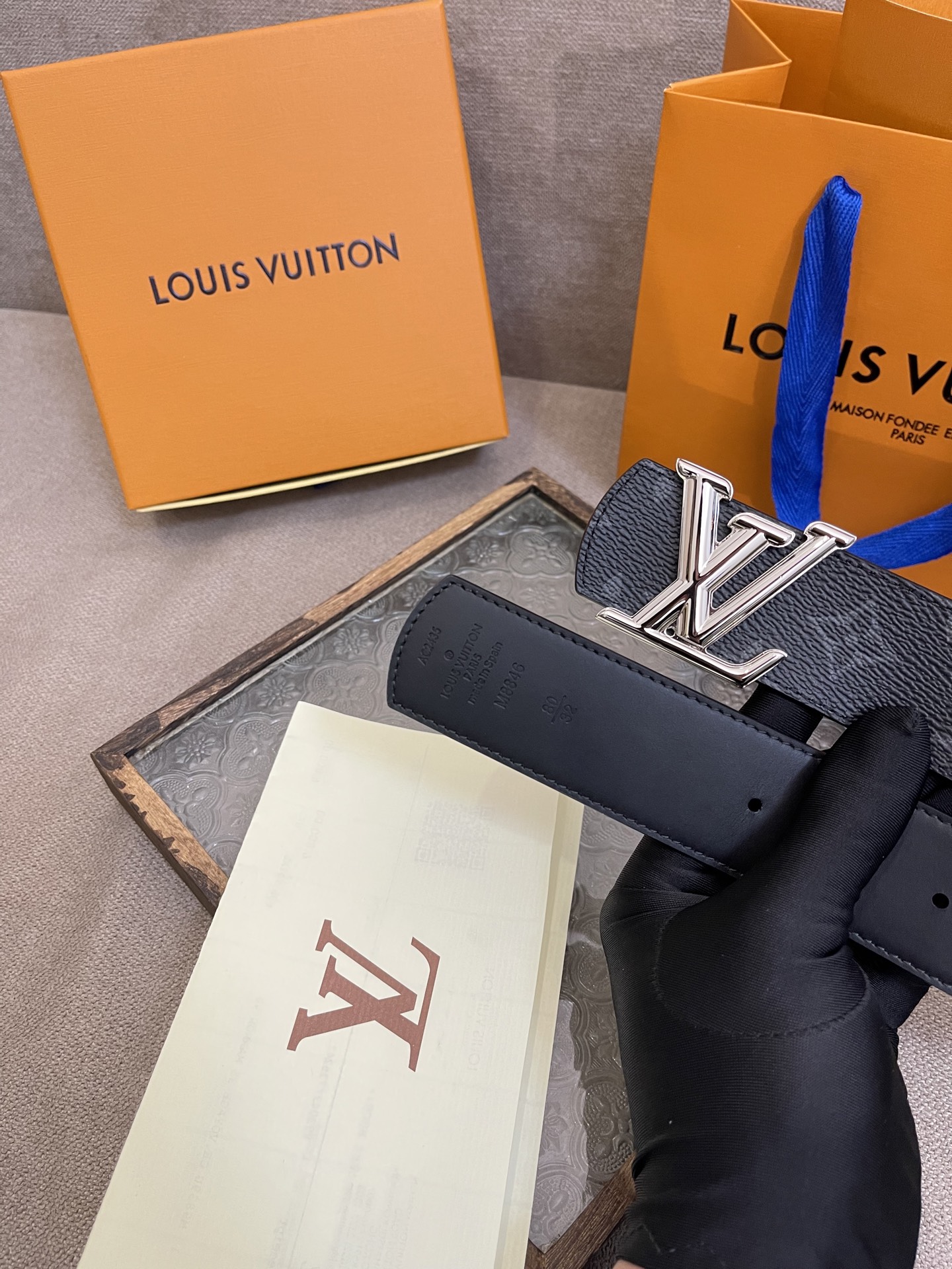 Louis Vuitton Male Basic Belt Canvas S-m-l