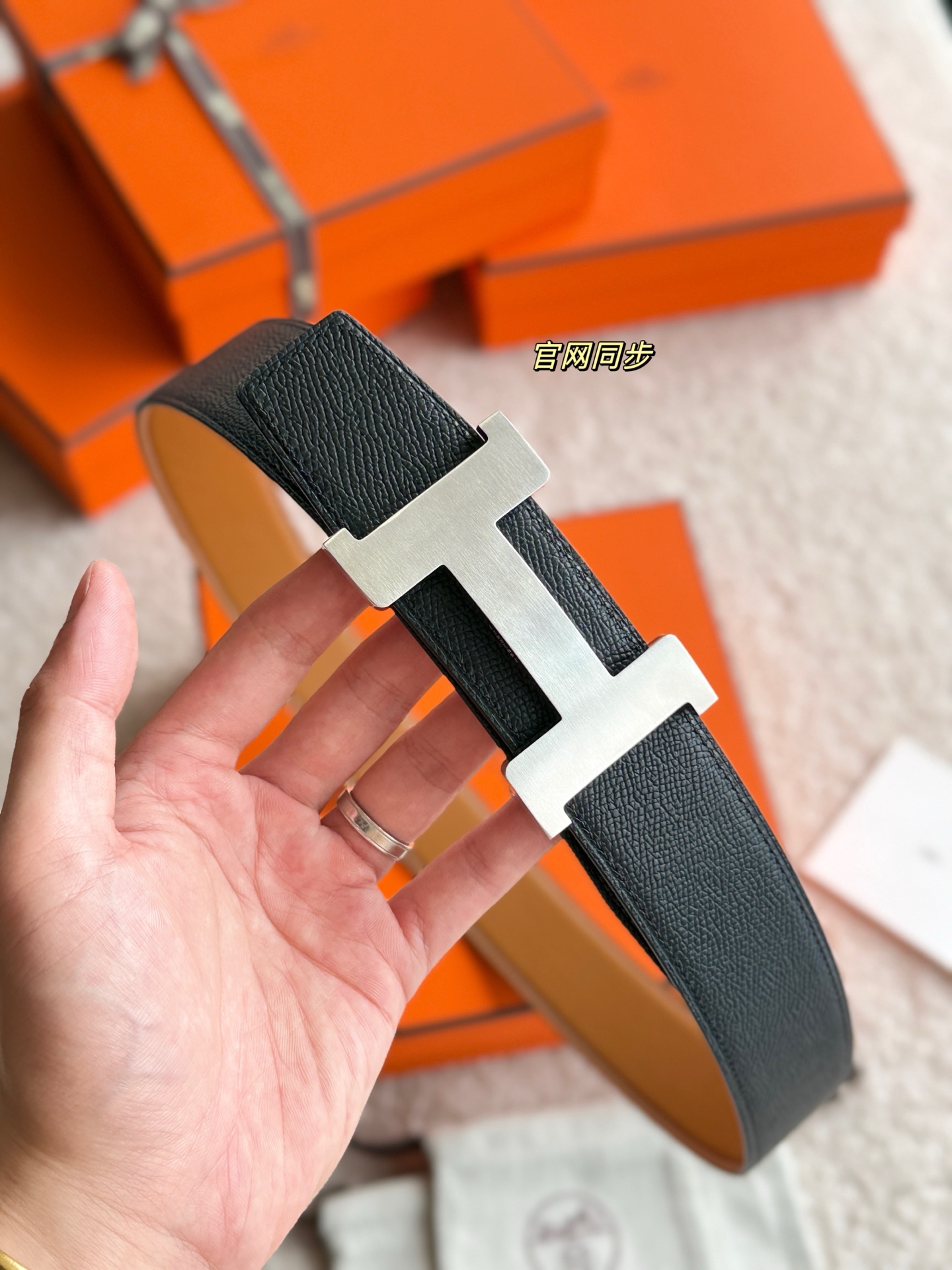 Hermès Male Basic Belt 38mm-s-m