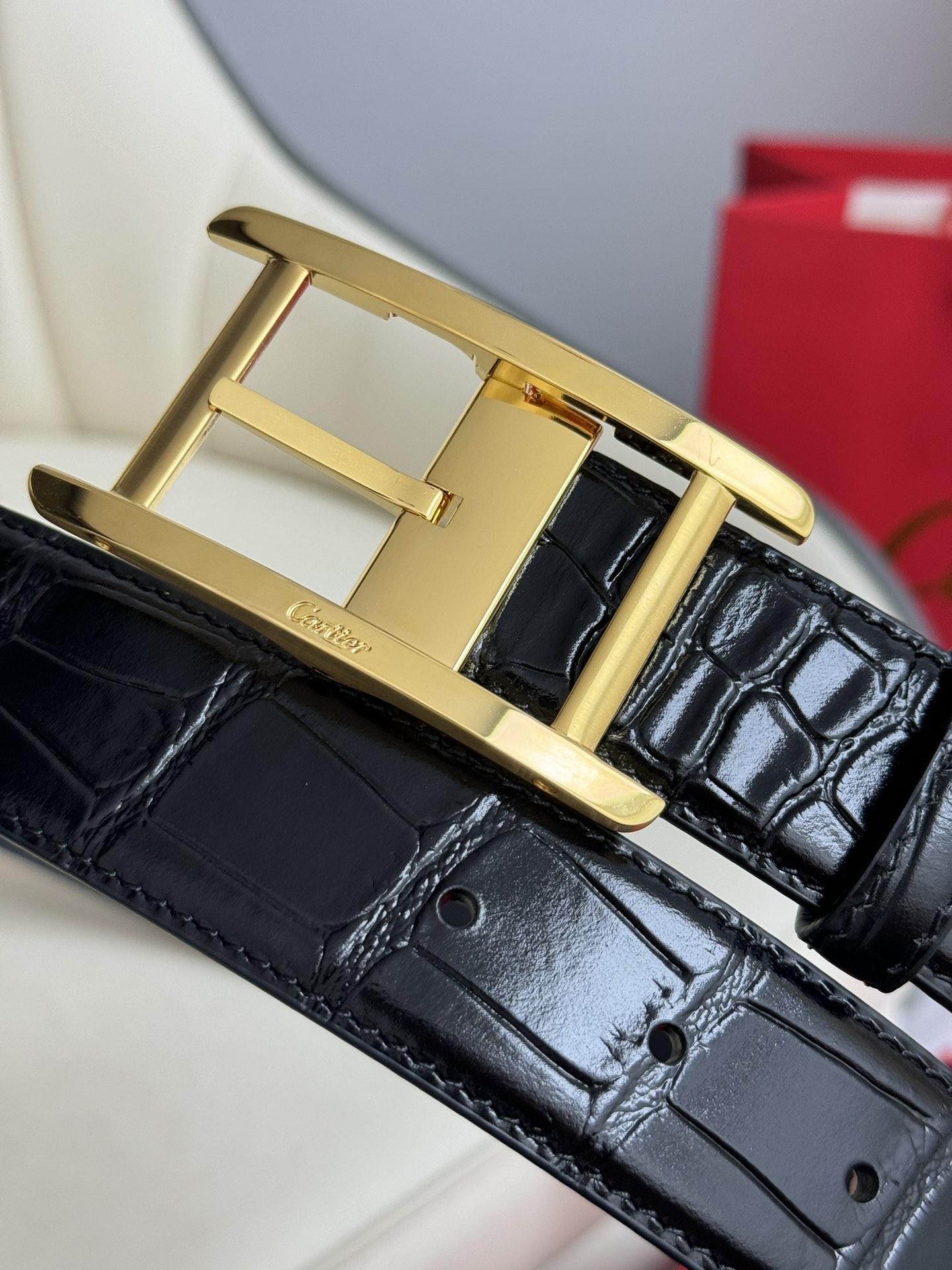 Cartier Basic Belt Top Grain Leather