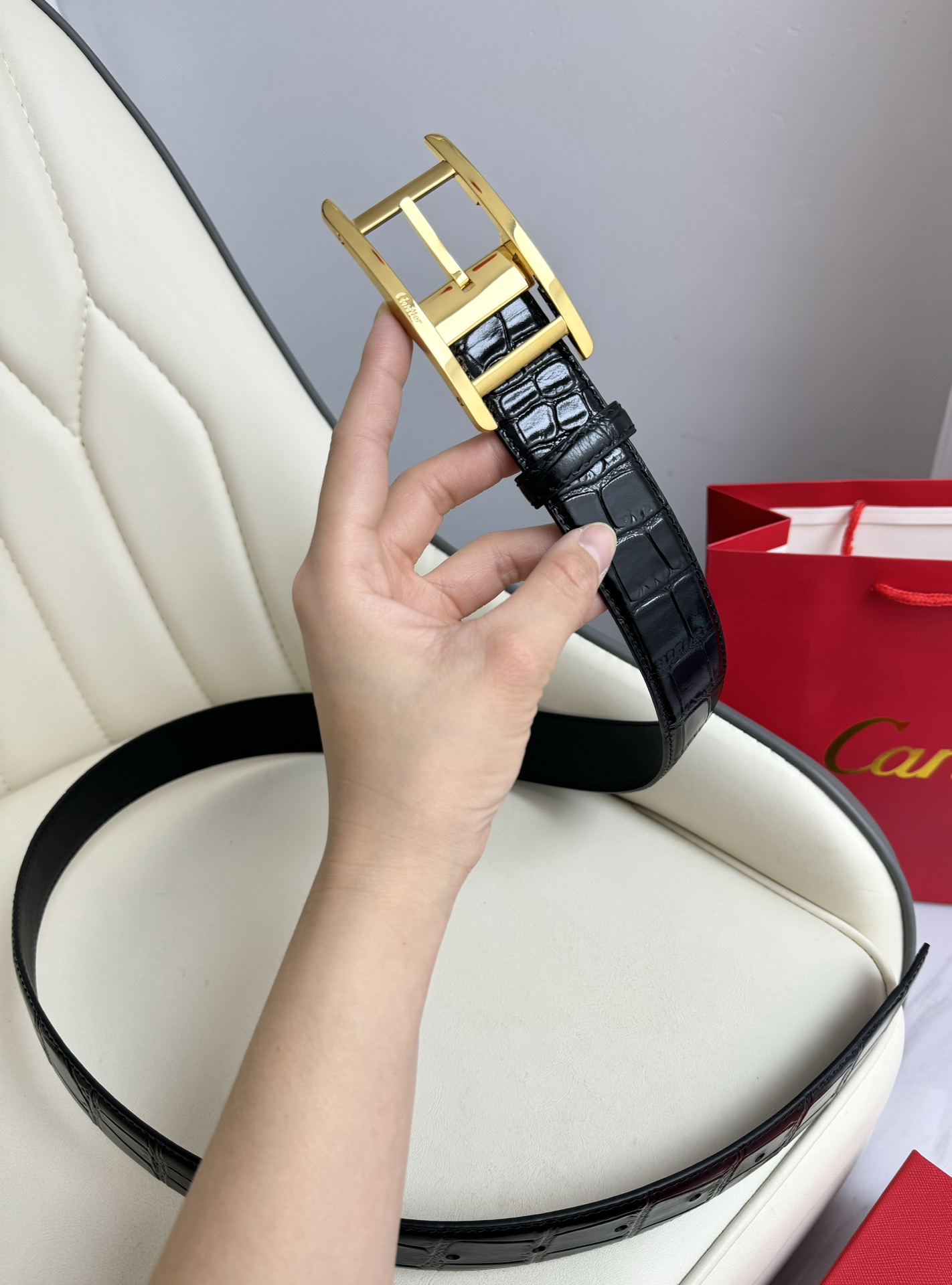 Cartier Basic Belt Top Grain Leather