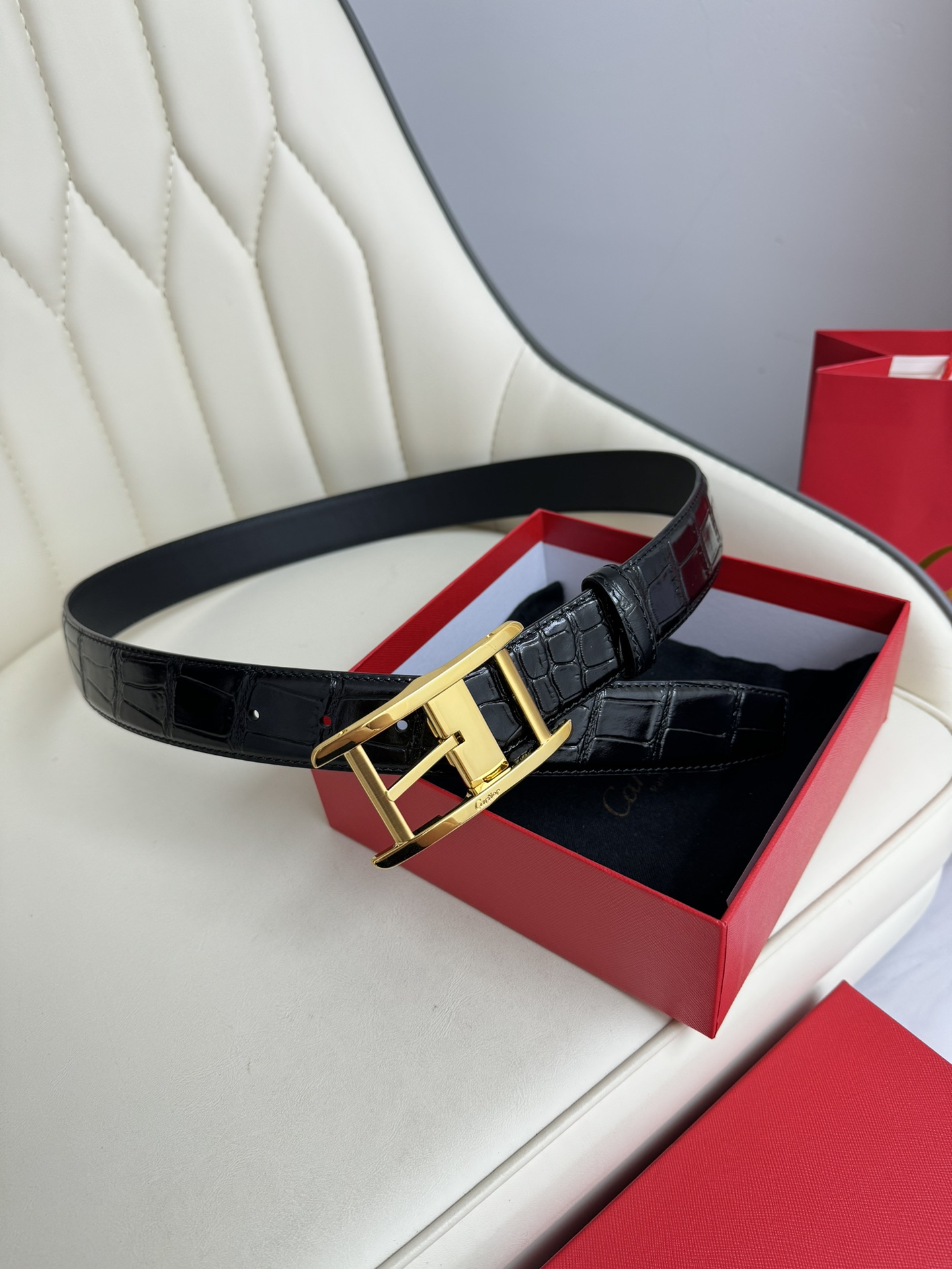 Cartier Basic Belt Top Grain Leather