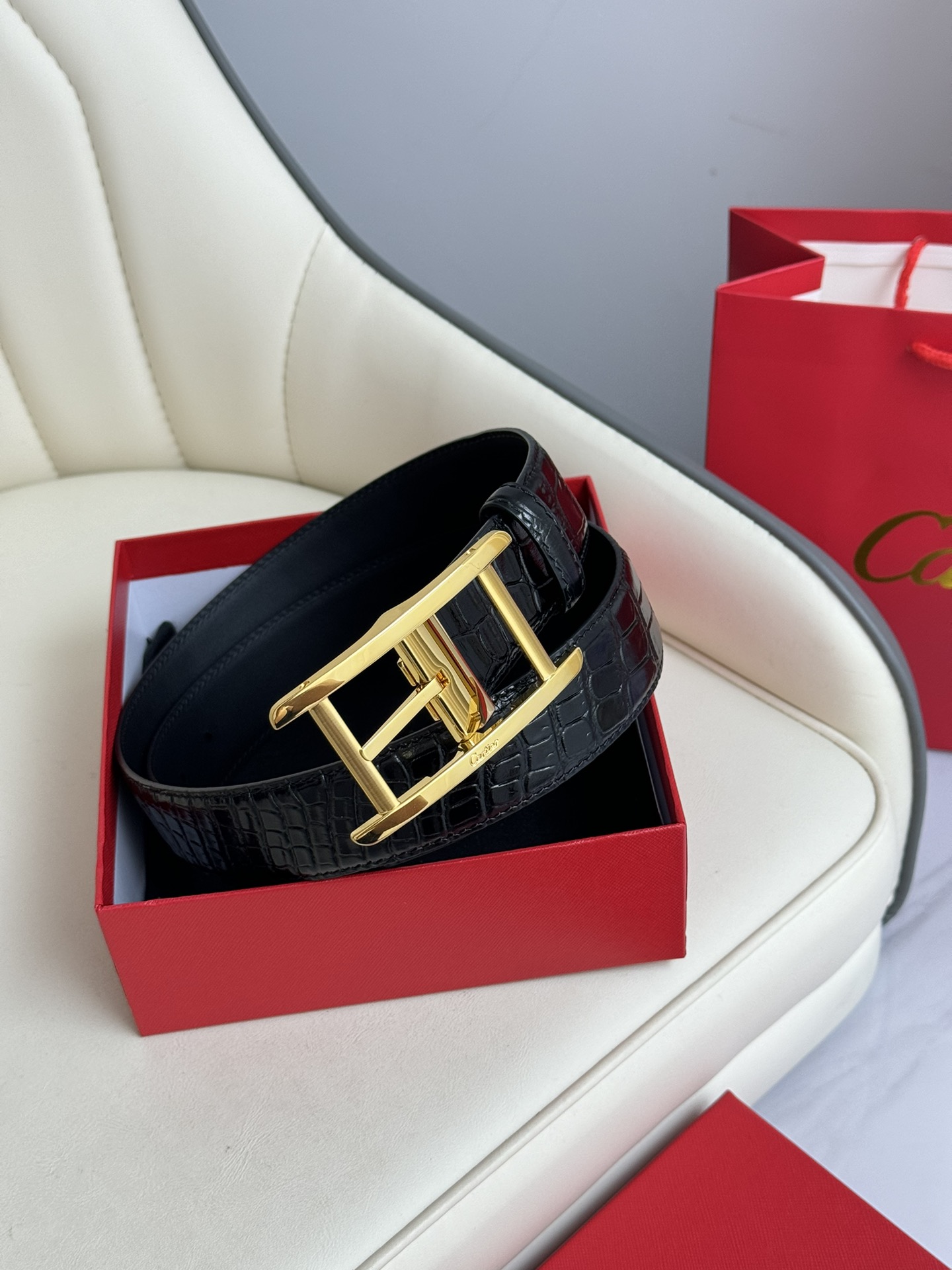Cartier Basic Belt Top Grain Leather