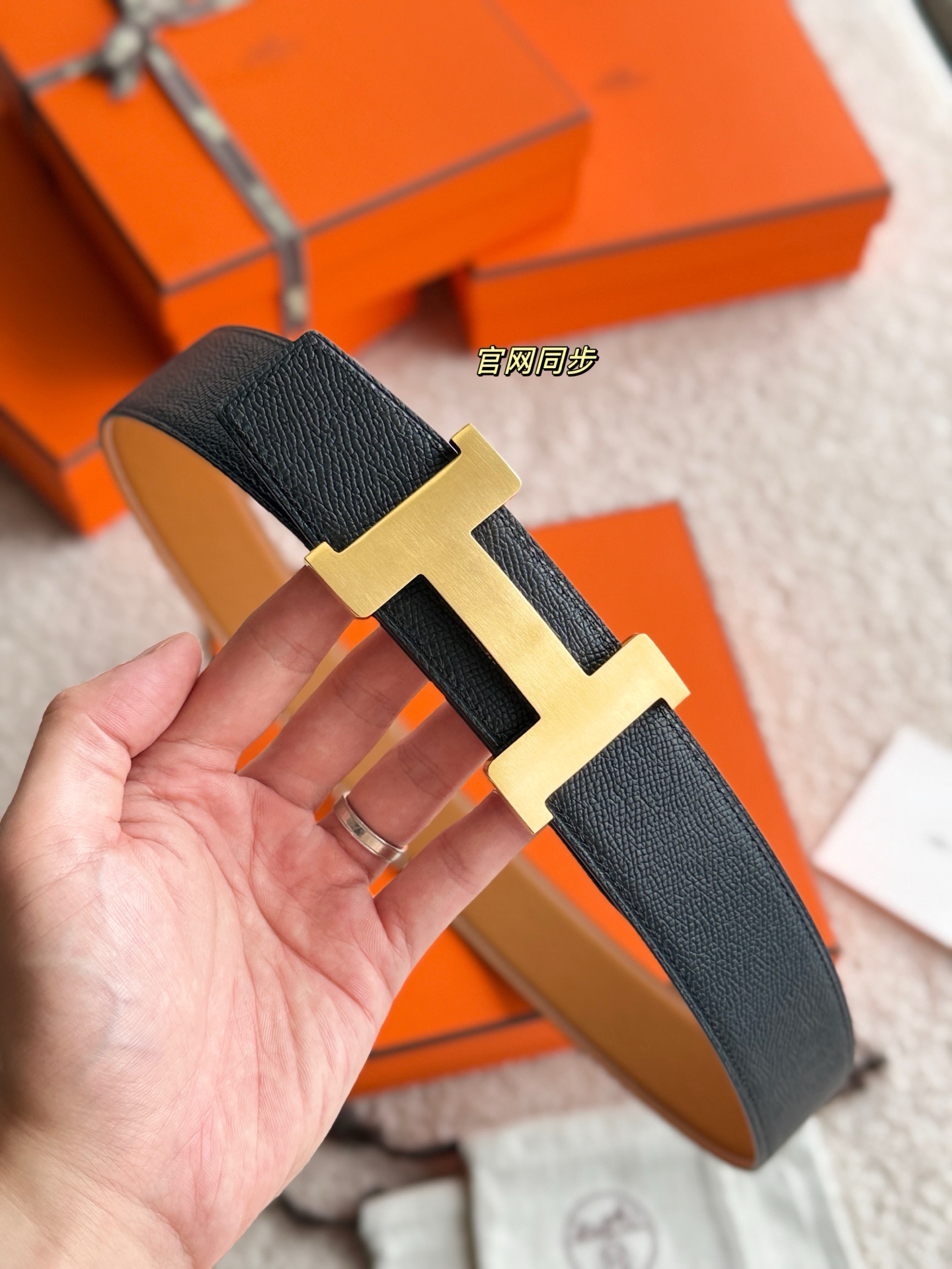 Hermès Male Basic Belt 38mm-s-m