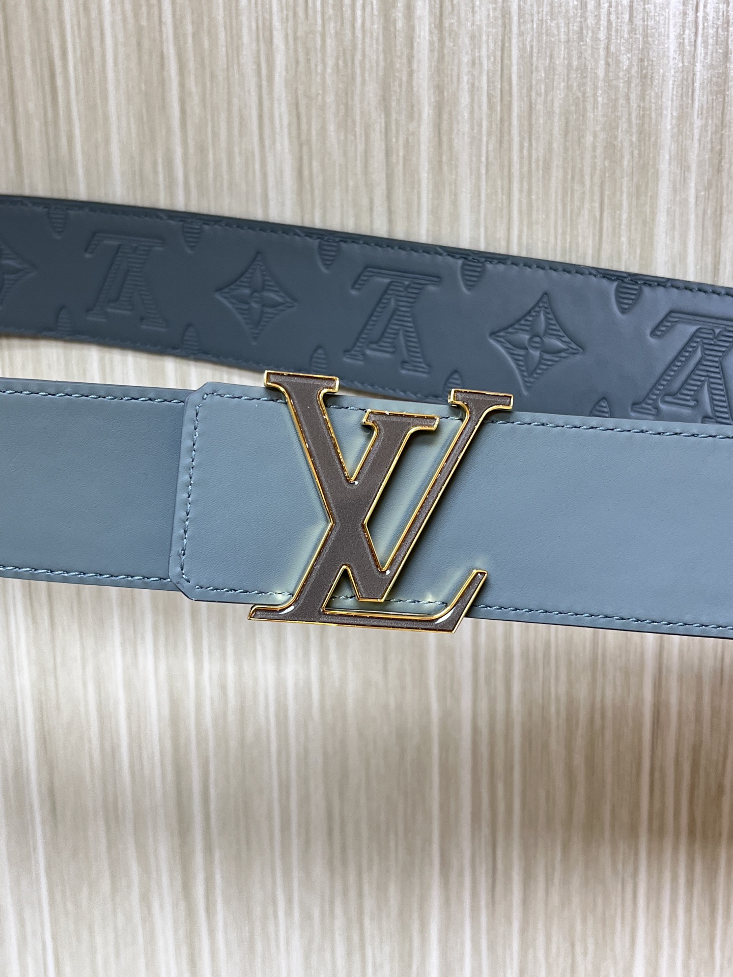 Louis Vuitton Male Basic Belt Cow Leather L