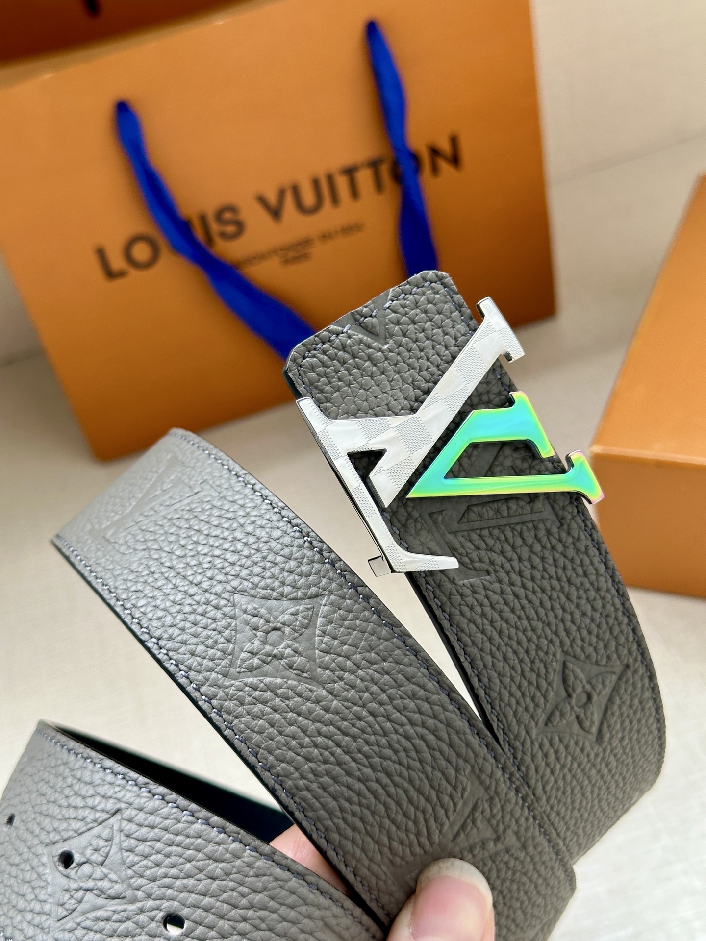 Leather Belt Cow Leather Gold