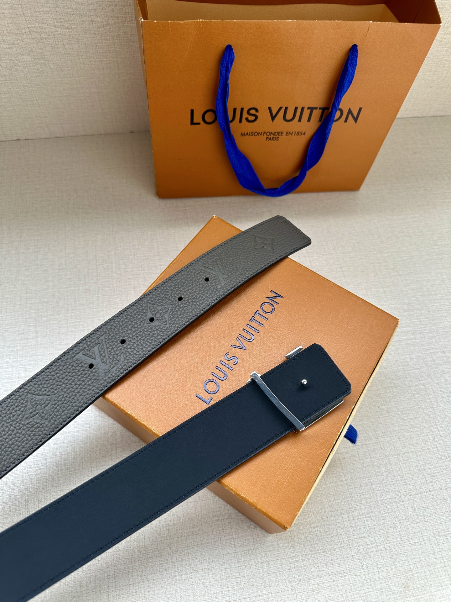 Leather Belt Cow Leather Gold