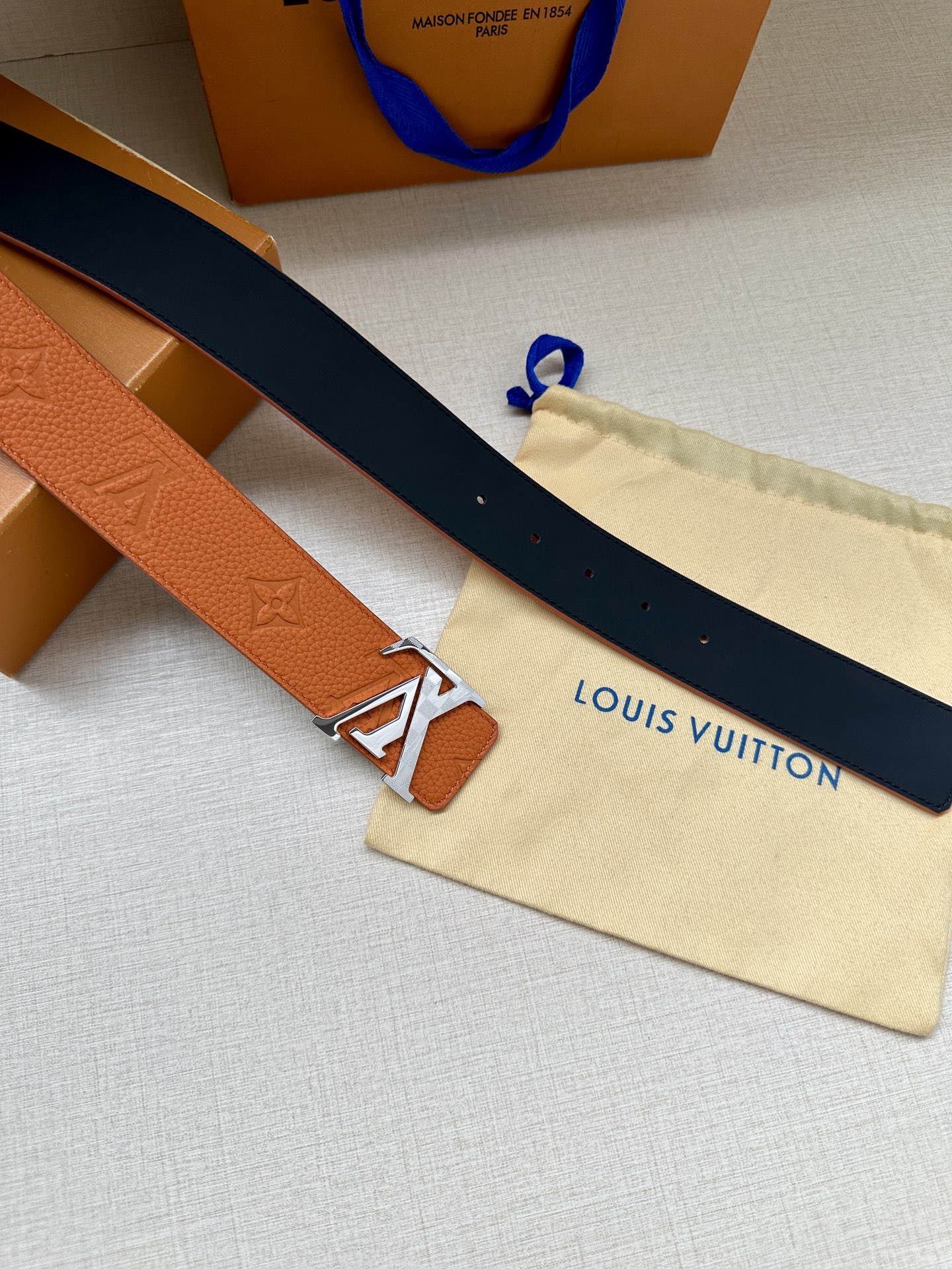 Leather Belt Cow Leather Gold