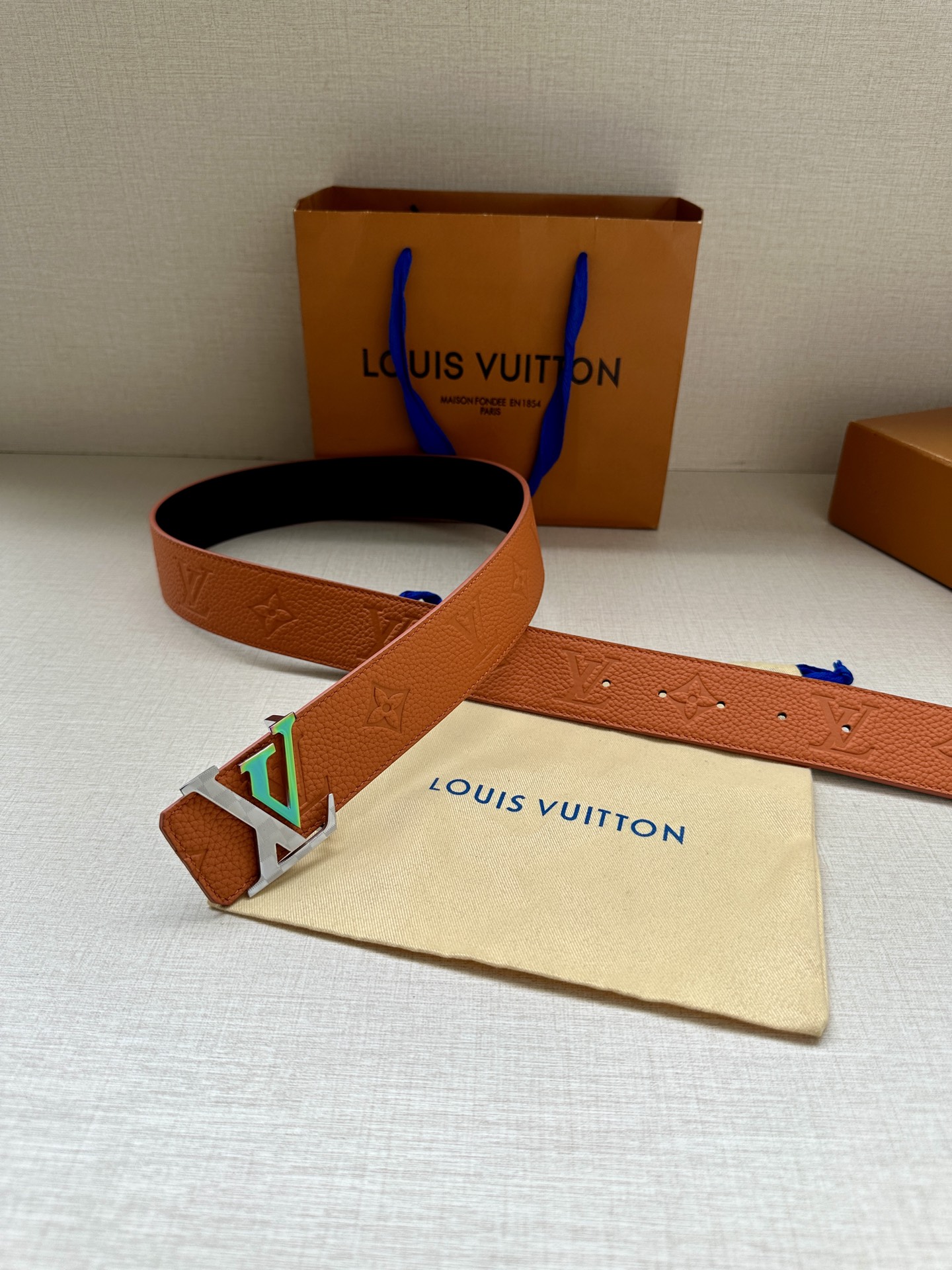 Leather Belt Cow Leather Gold
