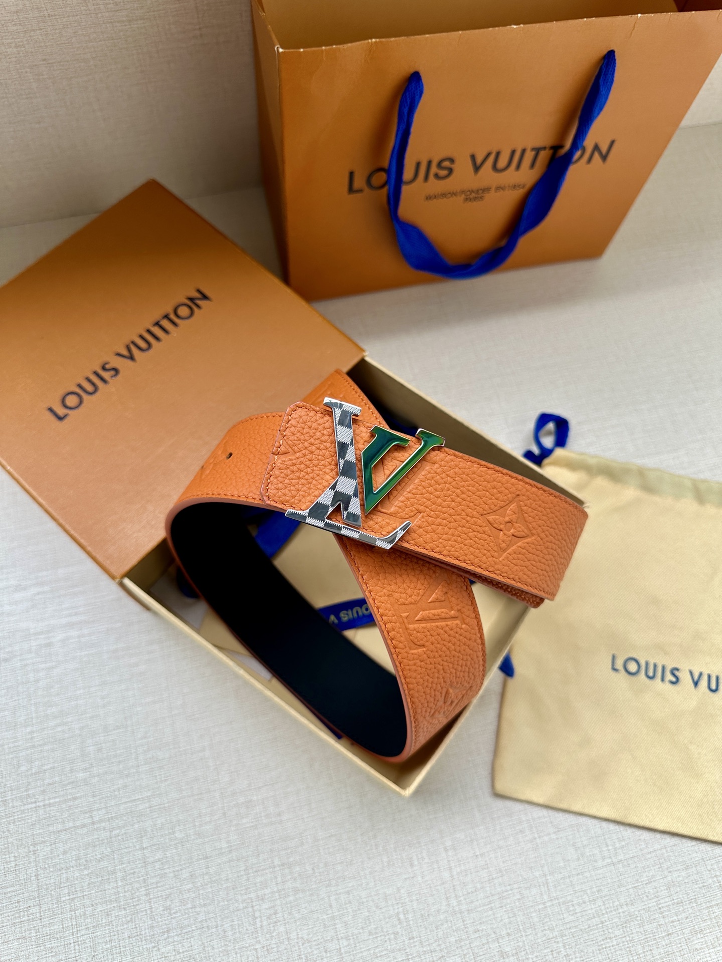 Leather Belt Cow Leather Gold