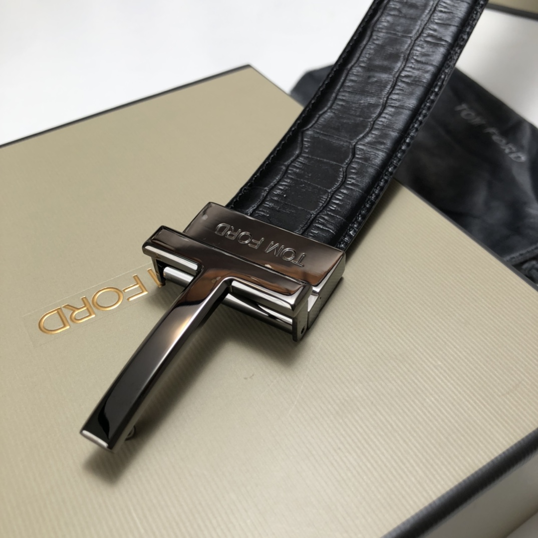 Tom Ford Leather Belt Cow Leather